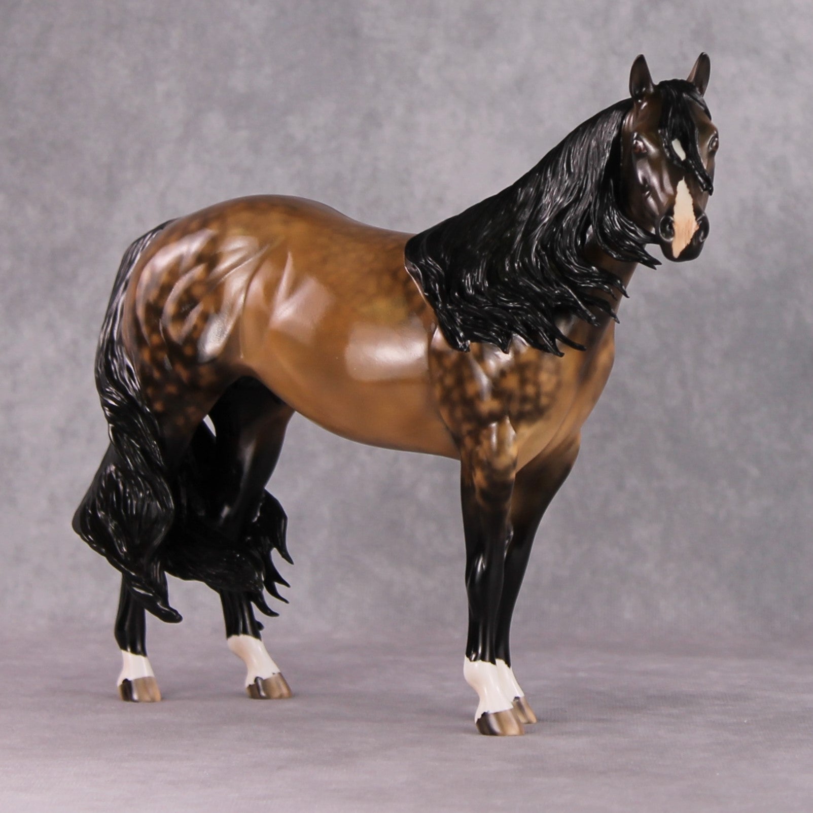 "Desatoya Dream" OOAK Dappled Buckskin ISH by Maggie Jenner-Bennett &amp; Mona Best Offer 1/21/25