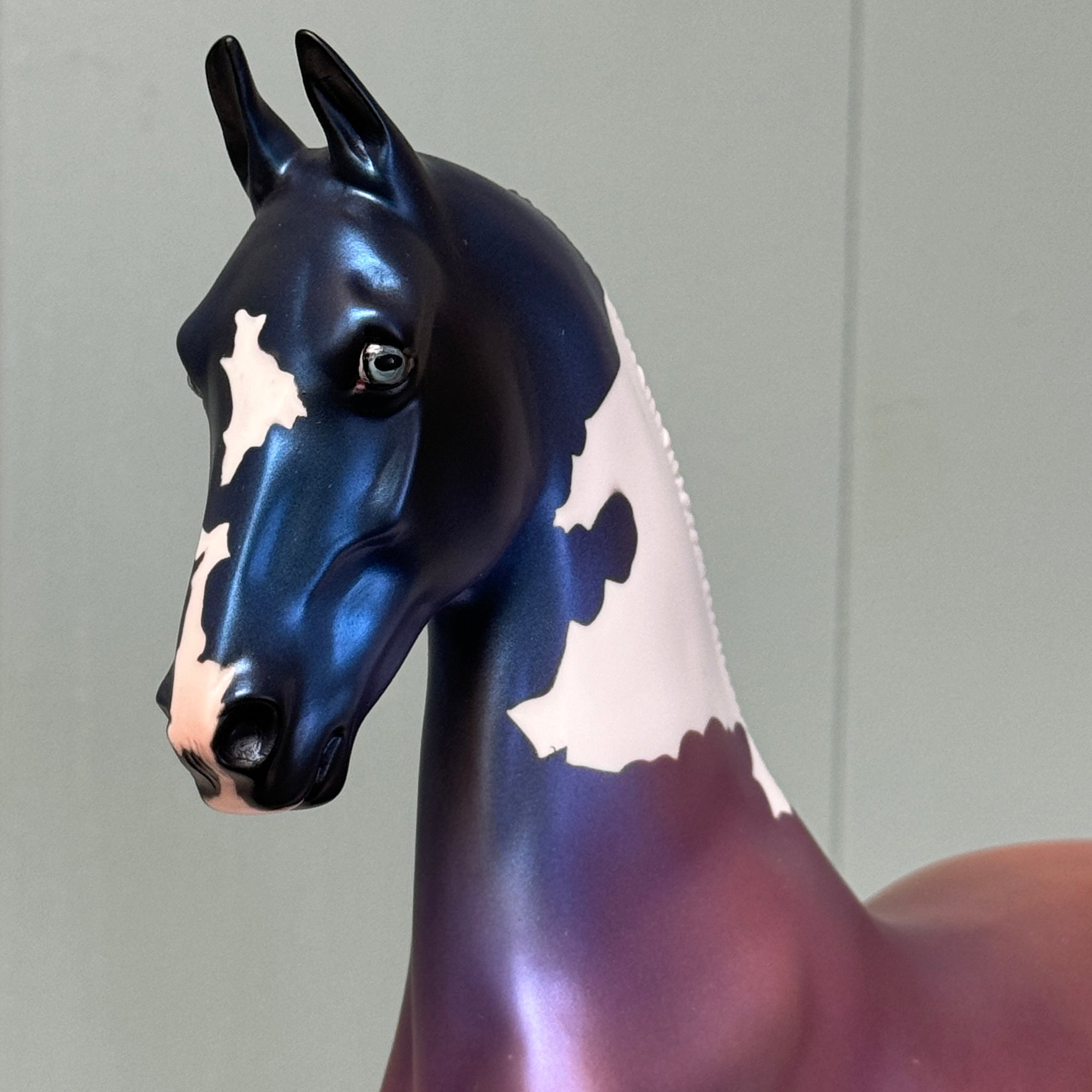 Memily OOAK Deco Purple Pinto Saddlebred By Jess Hamill EQ24