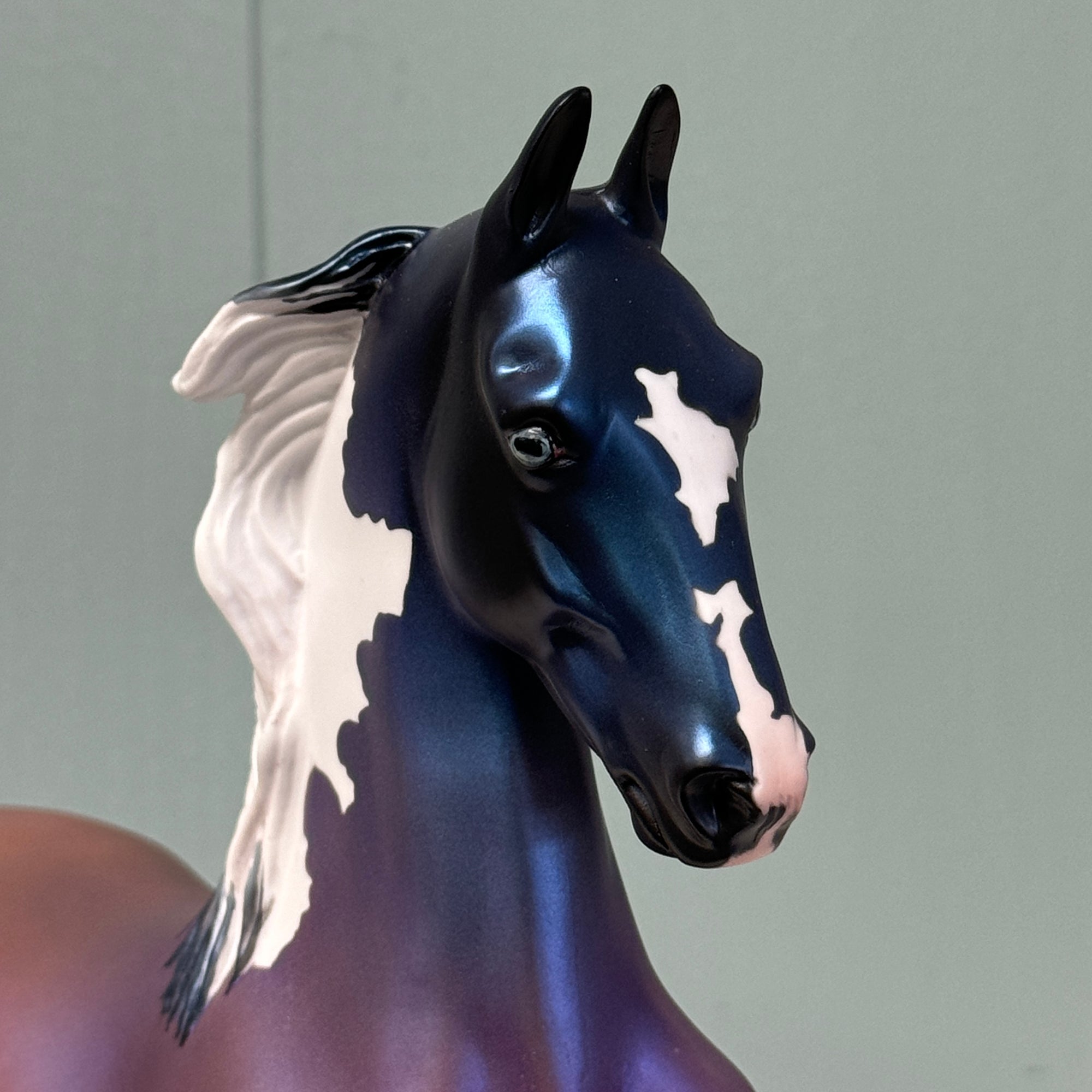 Memily OOAK Deco Purple Pinto Saddlebred By Jess Hamill EQ24