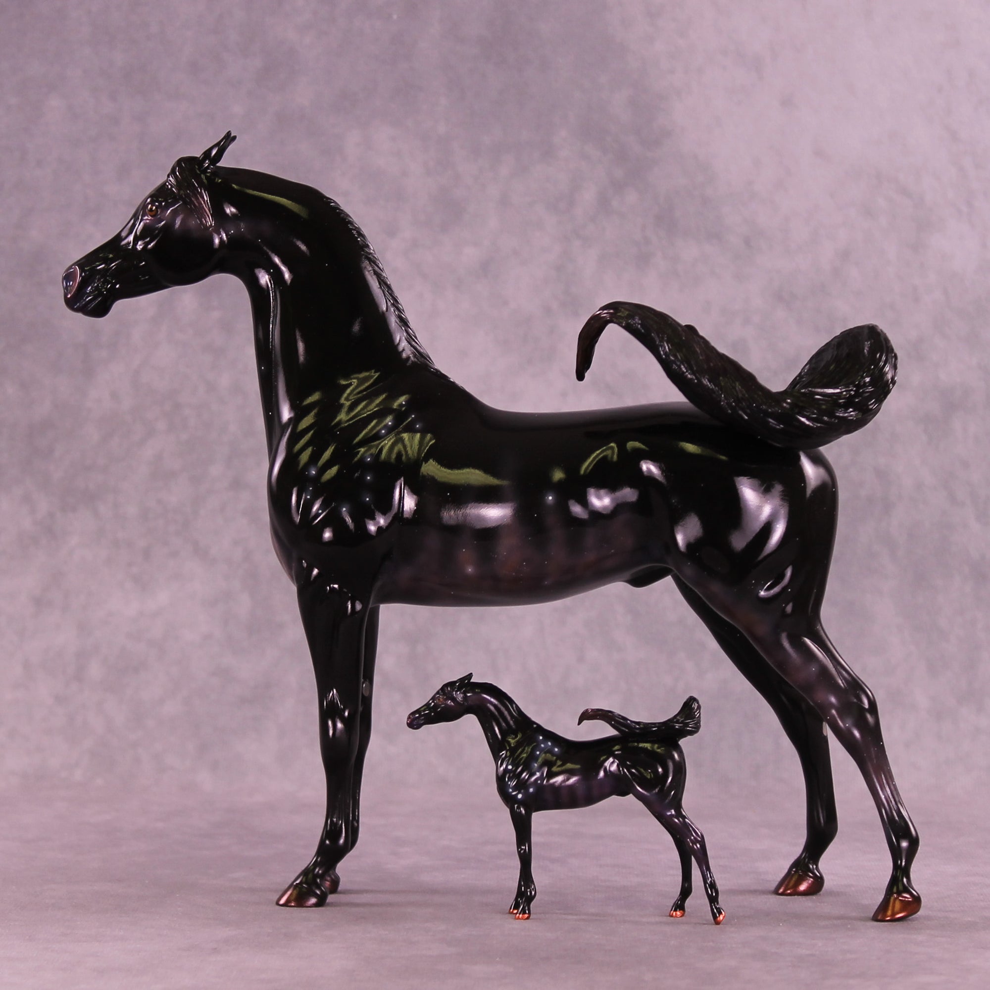 Mini Sargas OOAK EFCM Chip Arabian by Ashley Palmer &amp; Melanie Miller SCD26