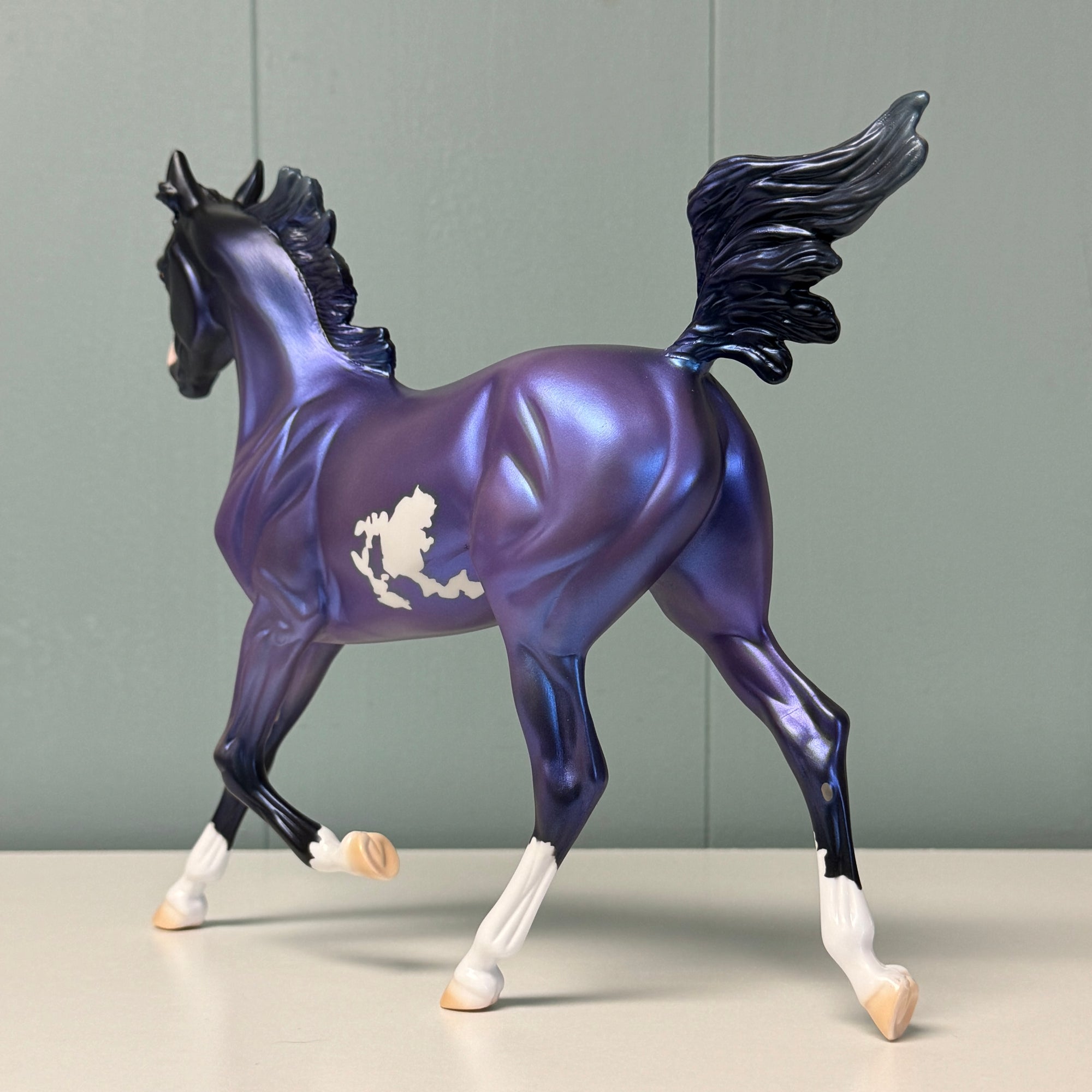 Minikin OOAK Deco Purple Pinto Yearling By Jess Hamill EQ24