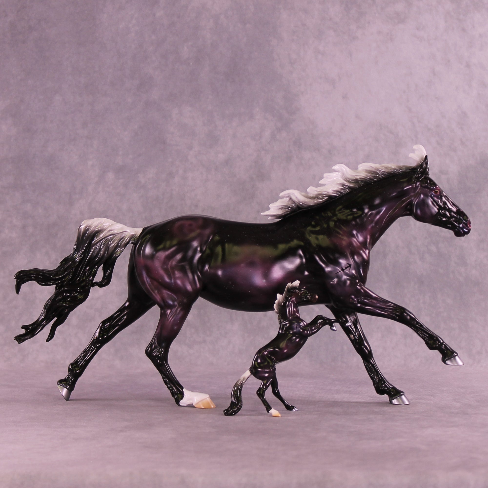 Mini Alnasl OOAK FCM Chip Mustang by Ashley Palmer &amp; Melanie Miller SCD26