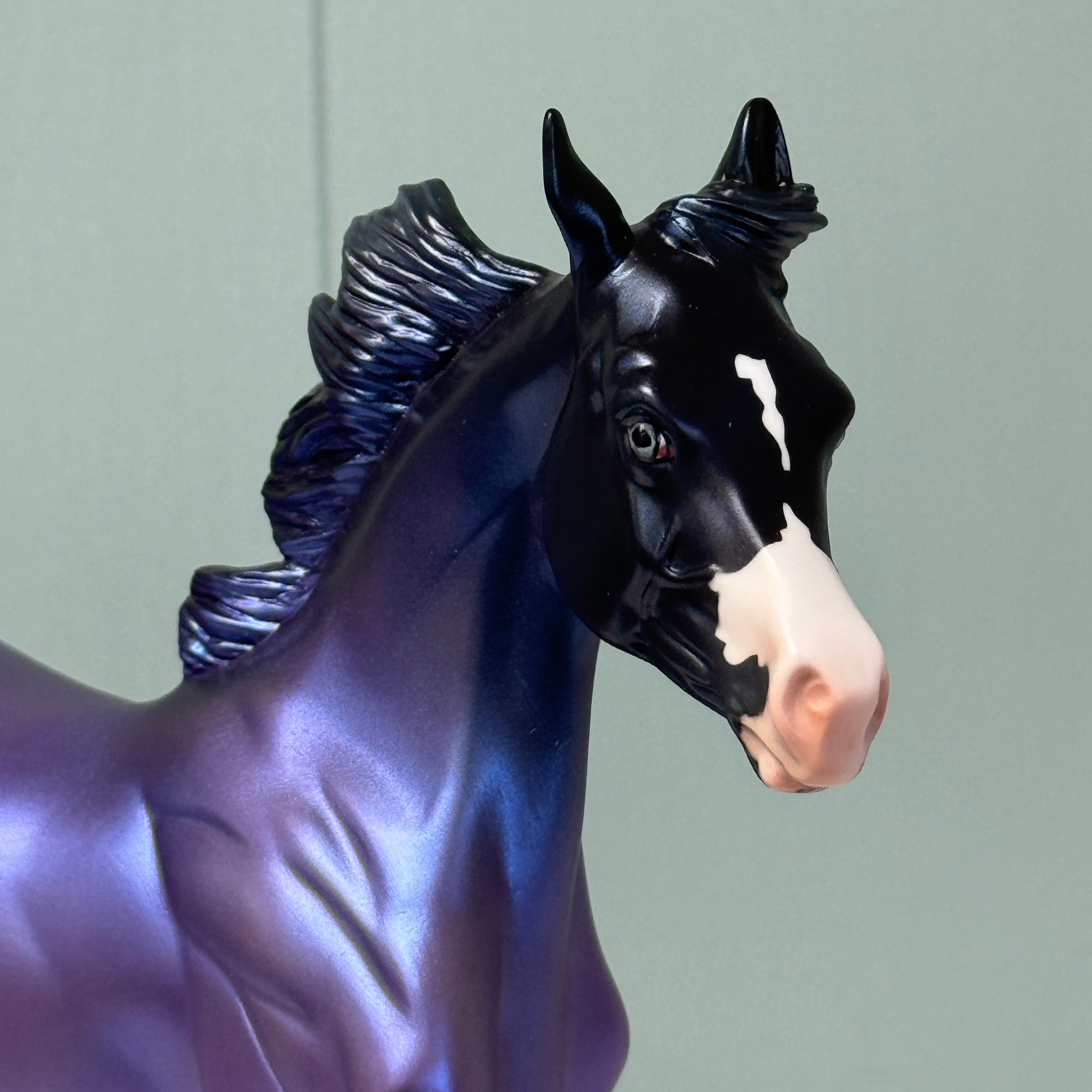 Minikin OOAK Deco Purple Pinto Yearling By Jess Hamill EQ24