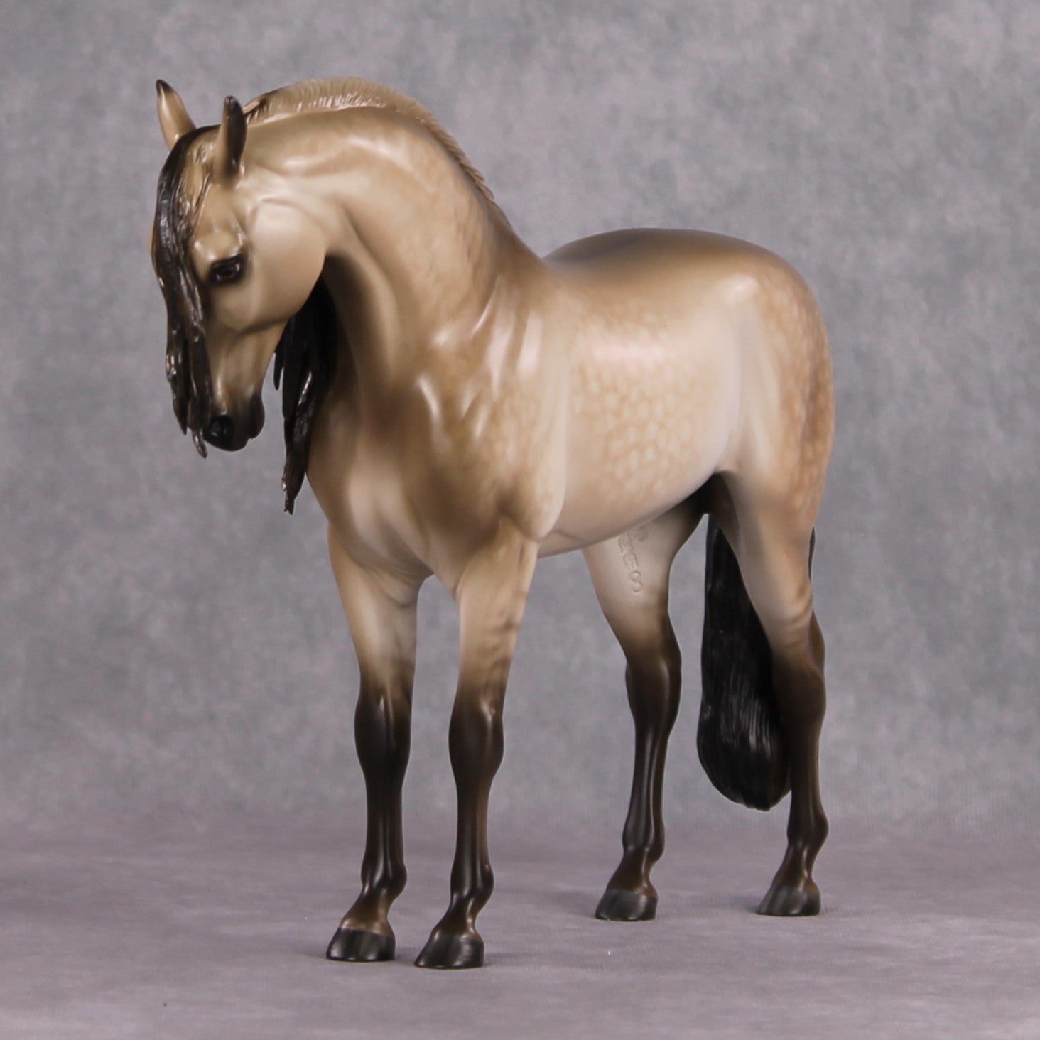 "Lustre" OOAK Dappled Dun Andalusian Stallion By Sheryl Leisure &amp; Mona Best Offer 1/21/25