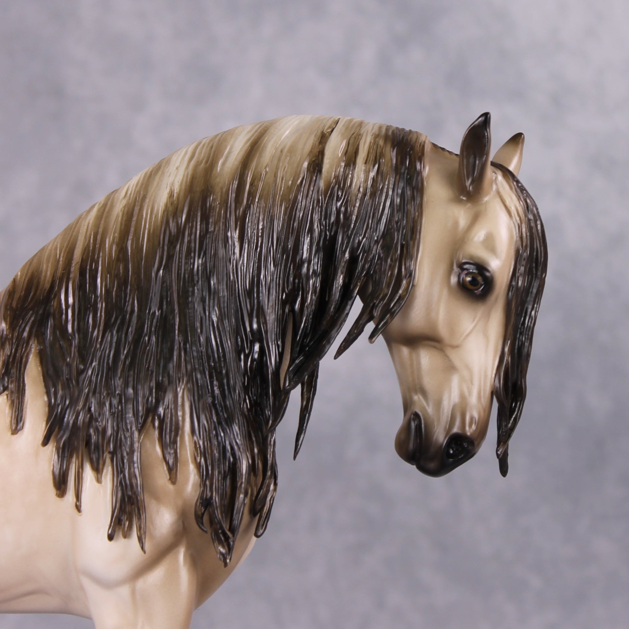 "Lustre" OOAK Dappled Dun Andalusian Stallion By Sheryl Leisure &amp; Mona Best Offer 1/21/25