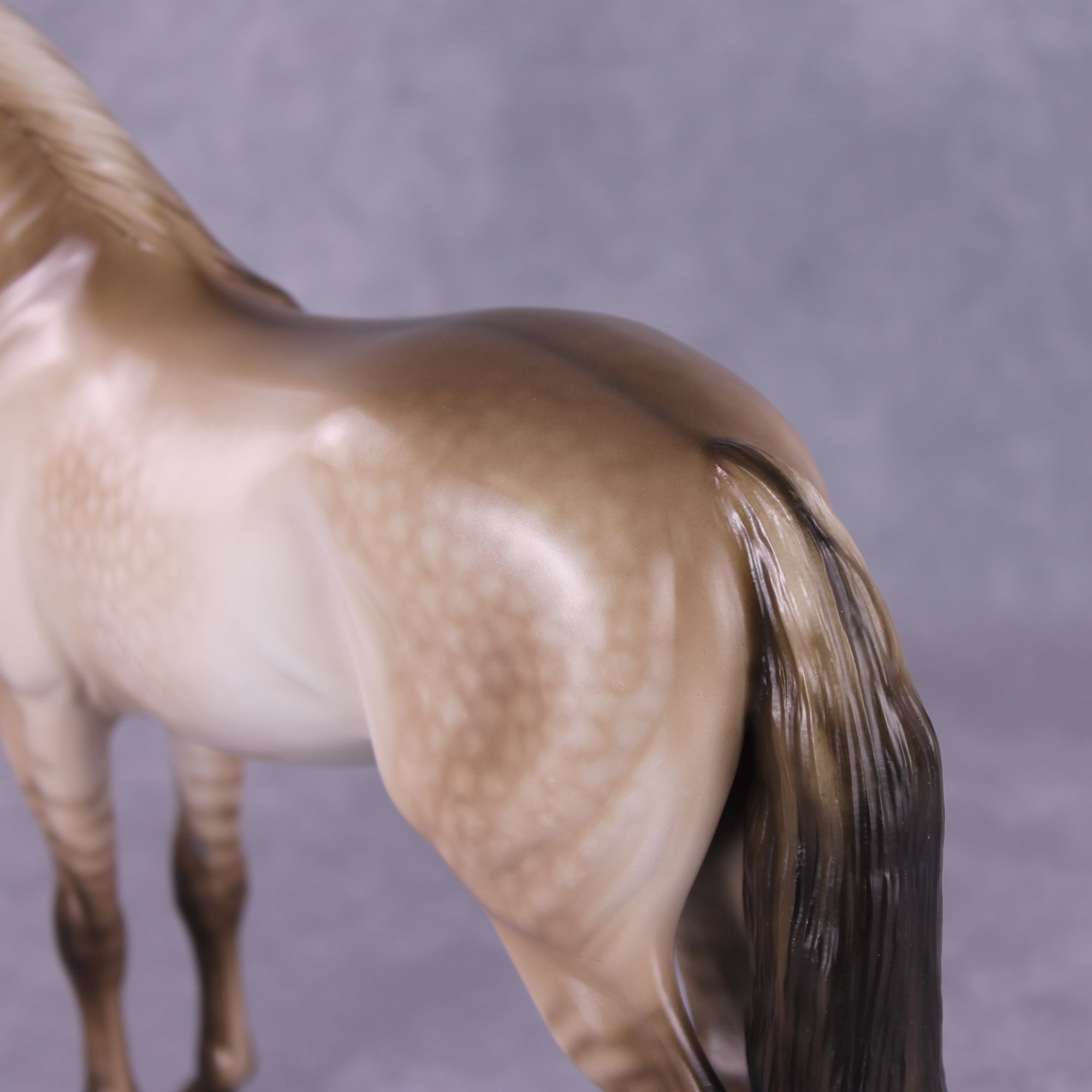 "Lustre" OOAK Dappled Dun Andalusian Stallion By Sheryl Leisure &amp; Mona Best Offer 1/21/25