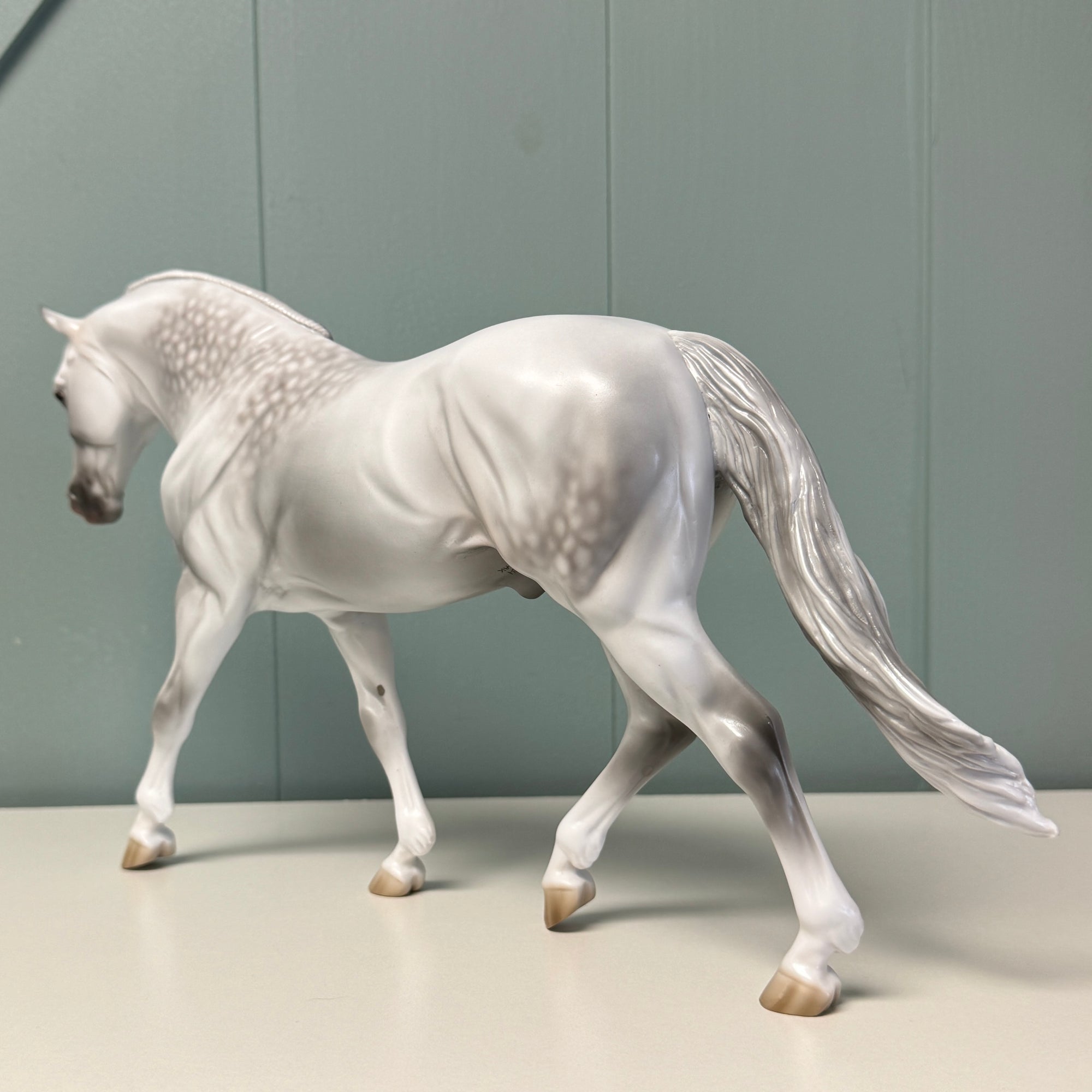 Sharky OOAK Dappled Light Grey Irish Draught By Jess Hamill EQ24