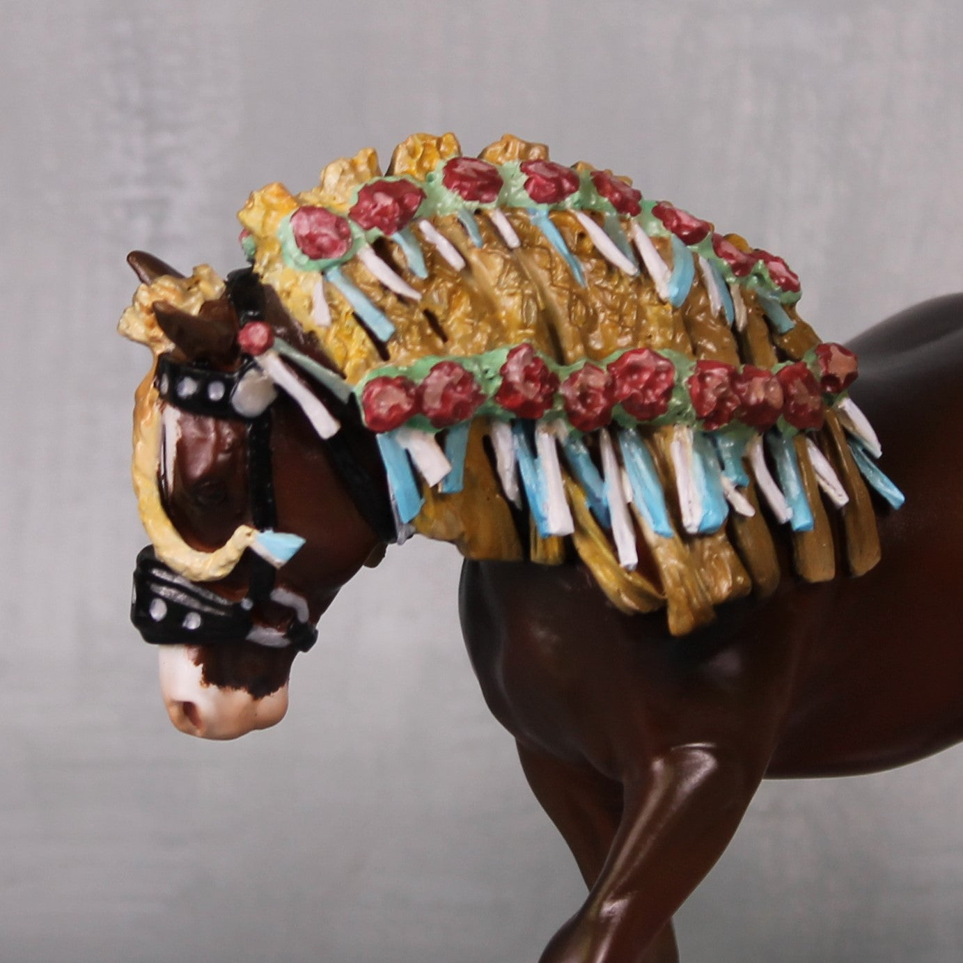 Frühling OOAK Custom Decorator Blue and Gold Arab Foal By Kristen Cermele BEST OFFERS LHS24