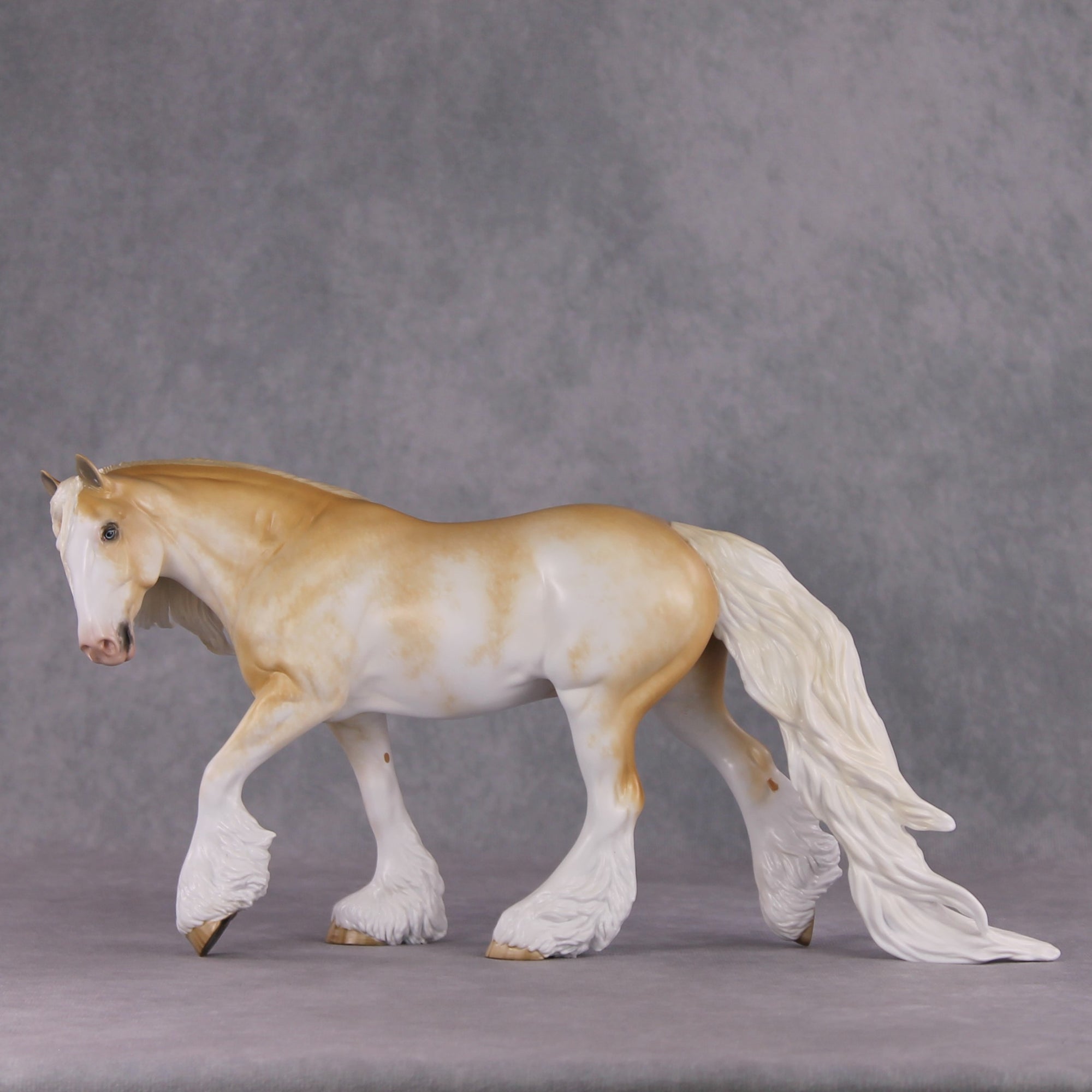 "Lucent" OOAK Blonde Sabino Irish Cob By Sheryl Leisure &amp; Mona Best Offer 1/21/25