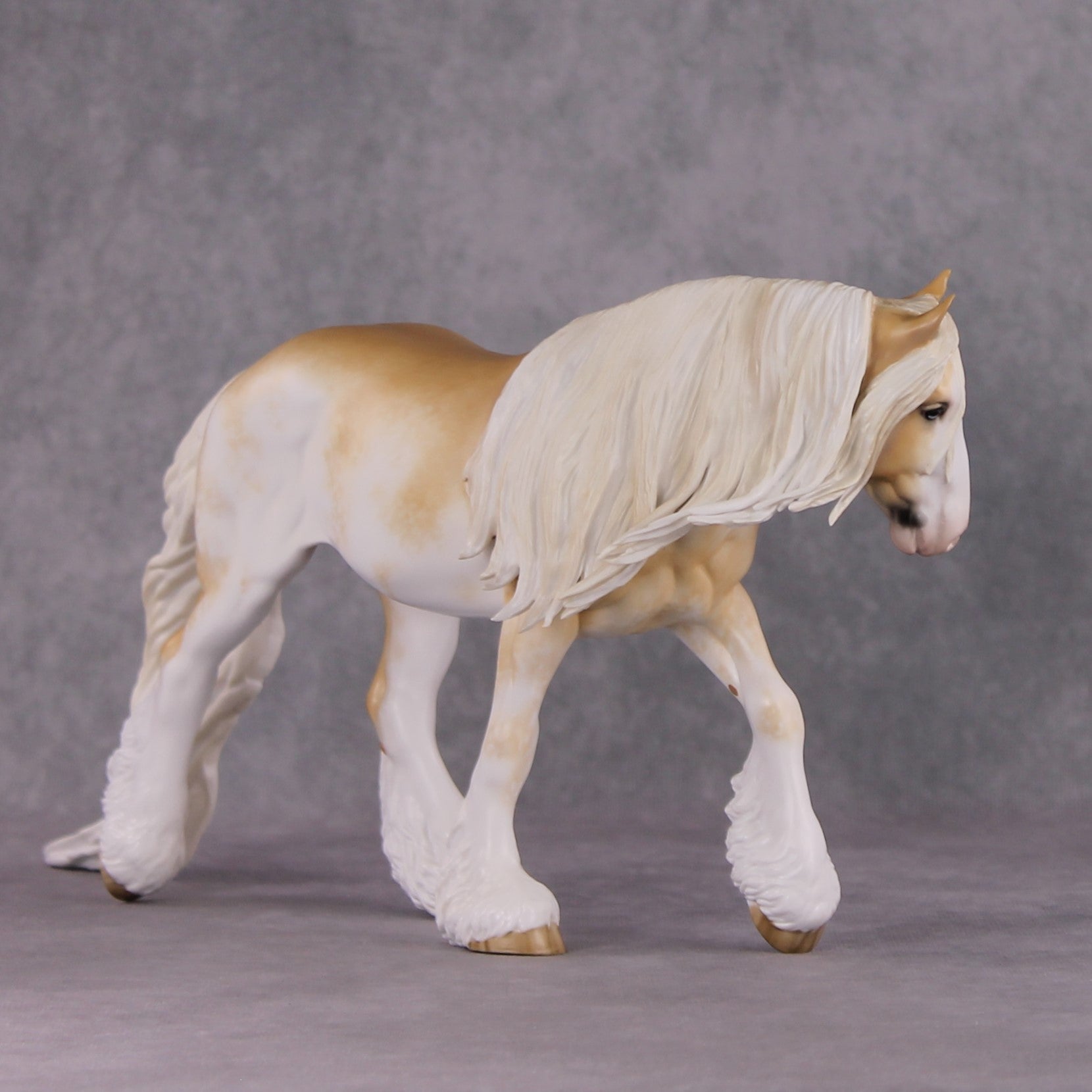 "Lucent" OOAK Blonde Sabino Irish Cob By Sheryl Leisure &amp; Mona Best Offer 1/21/25
