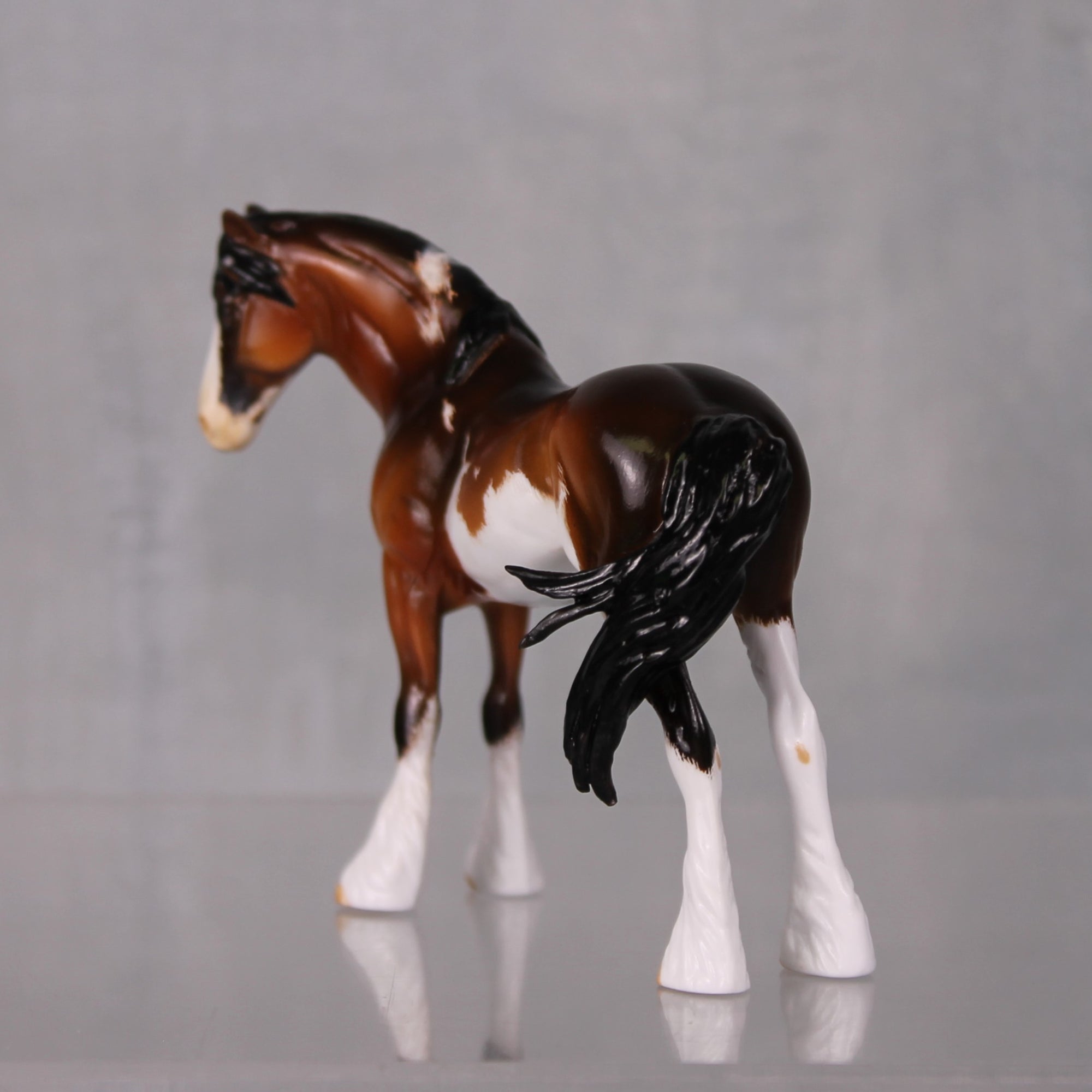 SabiNO You Didn&#39;t OOAK Custom Decorator Blue and Gold Arab Foal By Kristen Cermele BEST OFFERS LHS24