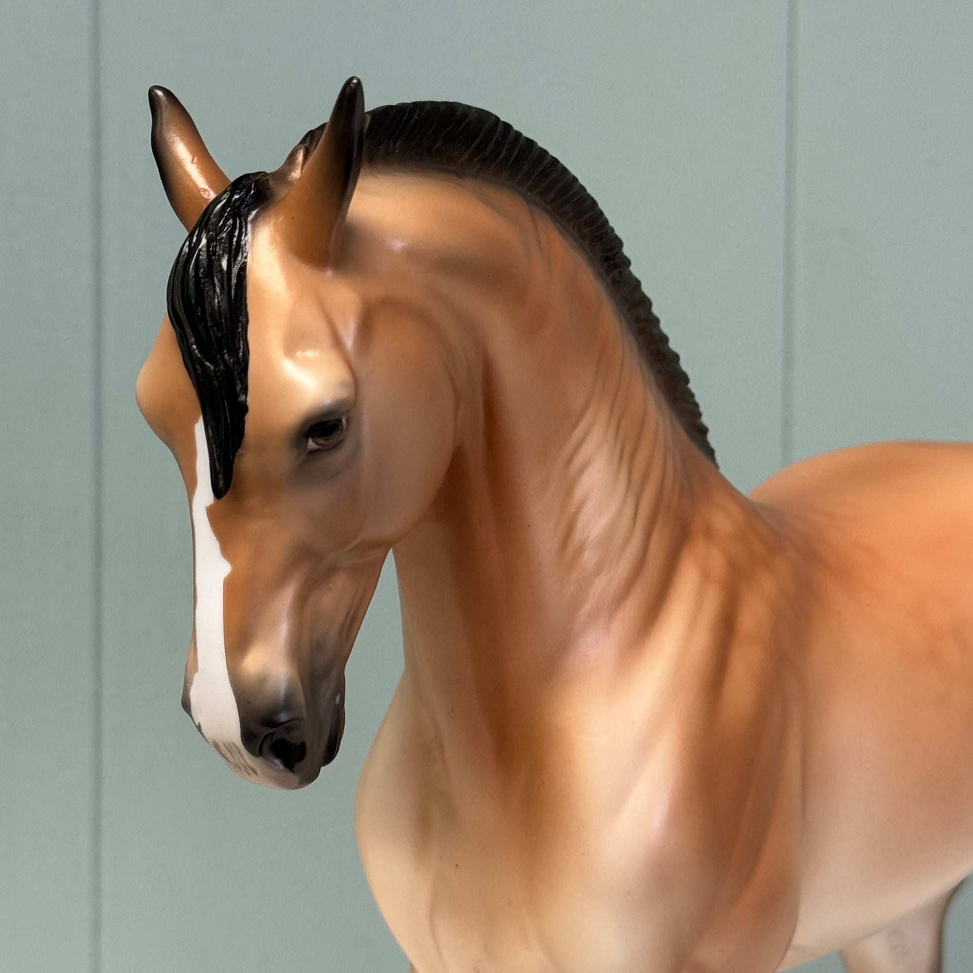 Finite OOAK Dapple Golden Bay Andalusian By Ashley Palmer EQ24