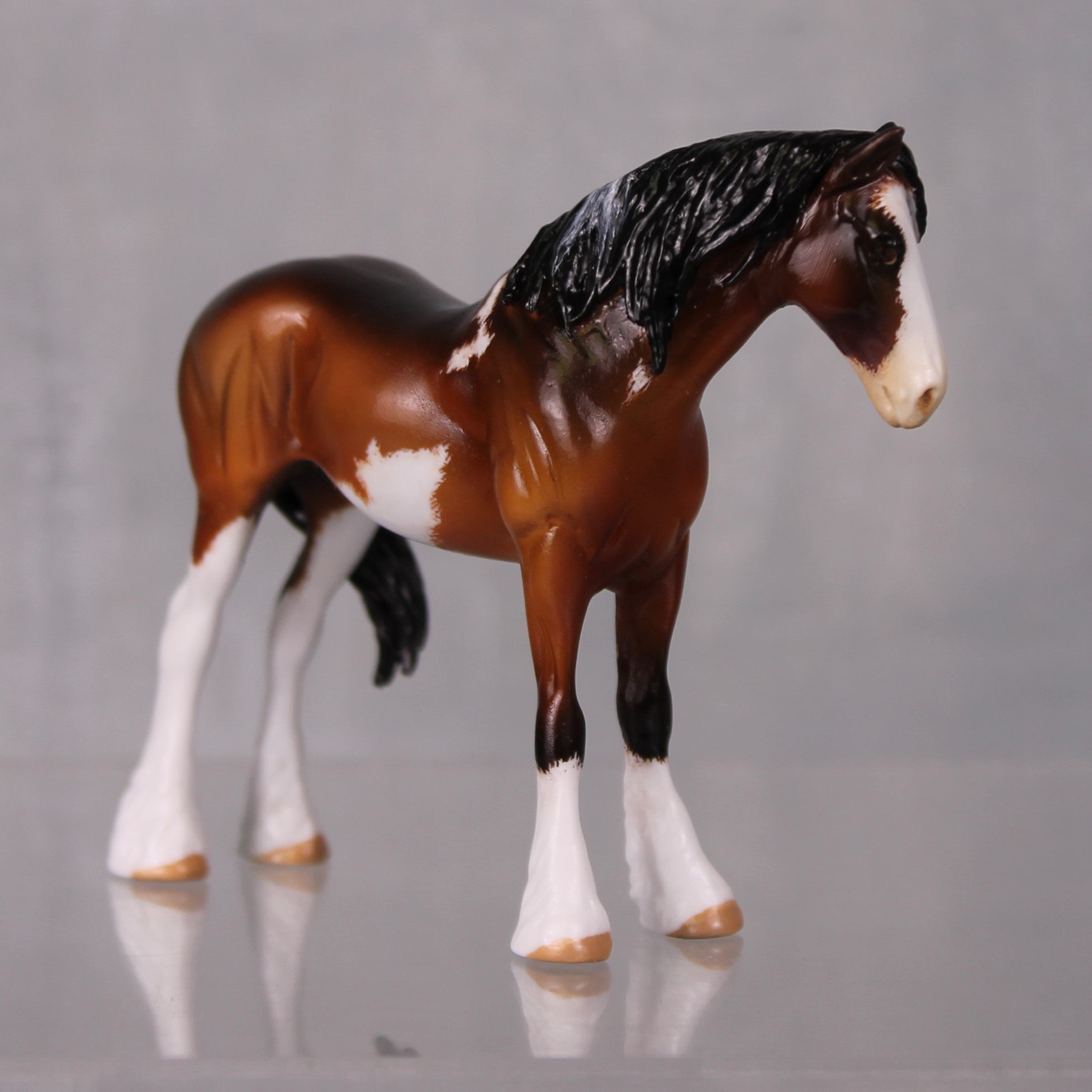 SabiNO You Didn&#39;t OOAK Custom Decorator Blue and Gold Arab Foal By Kristen Cermele BEST OFFERS LHS24