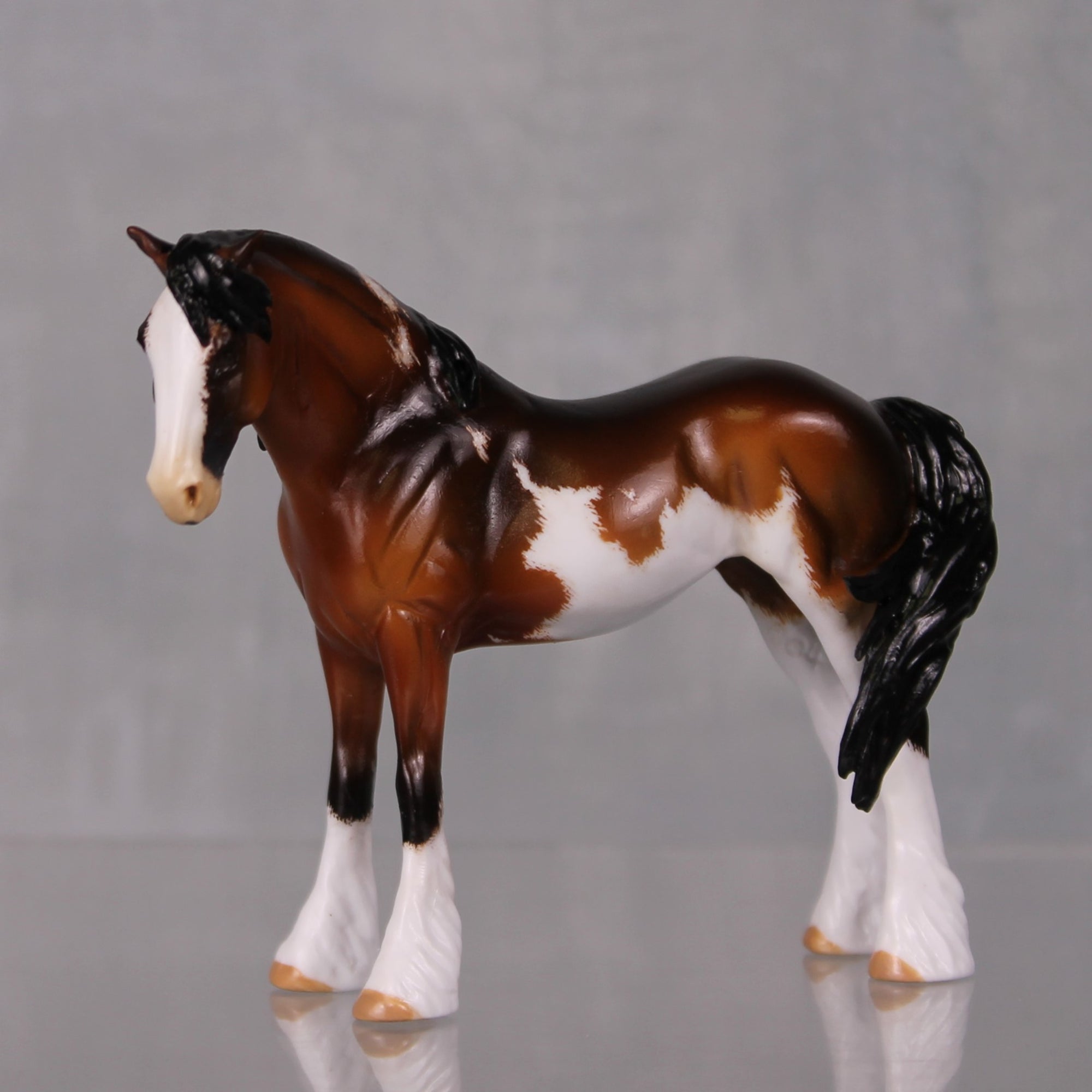 SabiNO You Didn&#39;t OOAK Custom Decorator Blue and Gold Arab Foal By Kristen Cermele BEST OFFERS LHS24