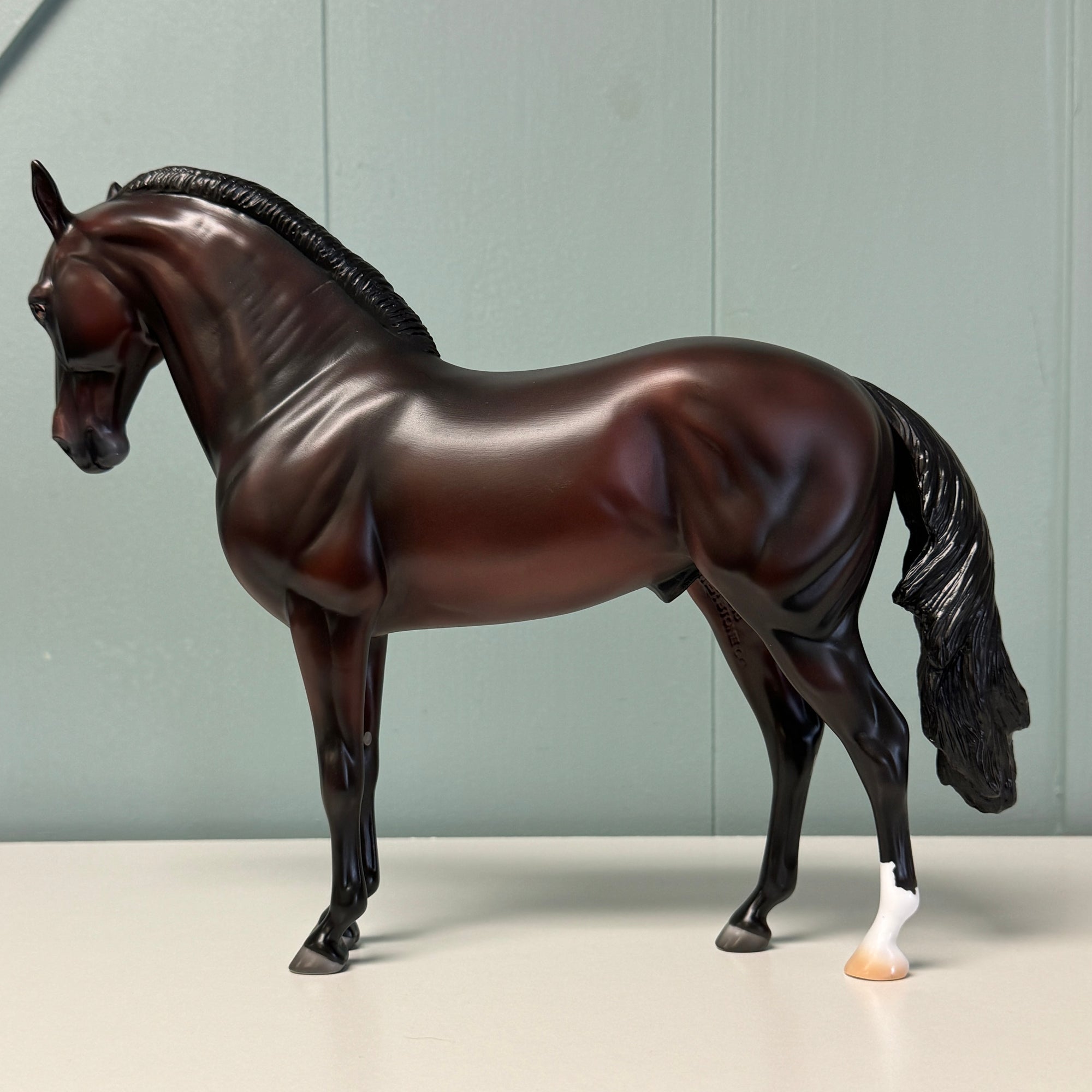 Midnight Oil OOAK Dark Bay Andalusian By Ashley Palmer EQ24