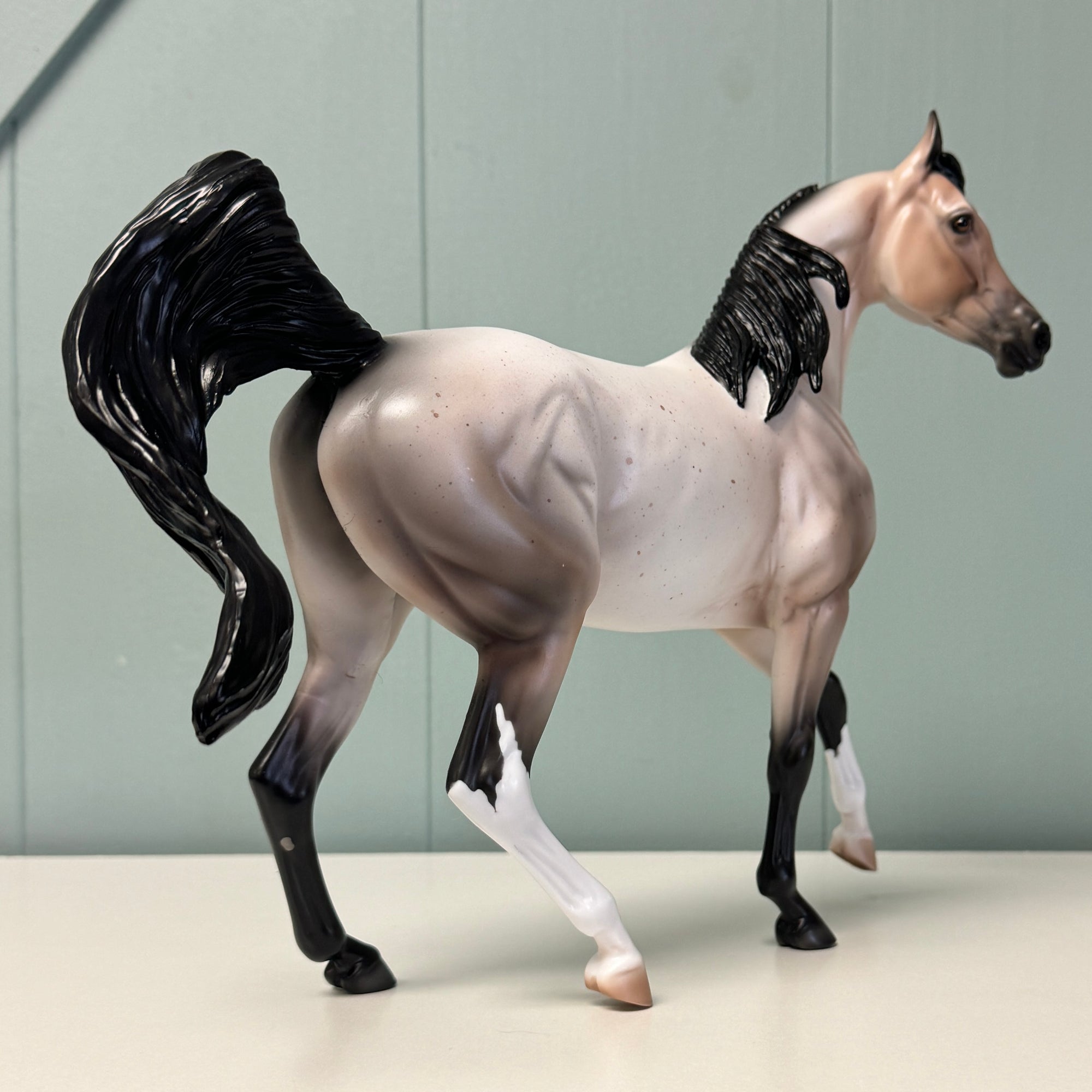 Desert Wind OOAK Bay Roan Arabian Mare By Ellen Robbins EQ24