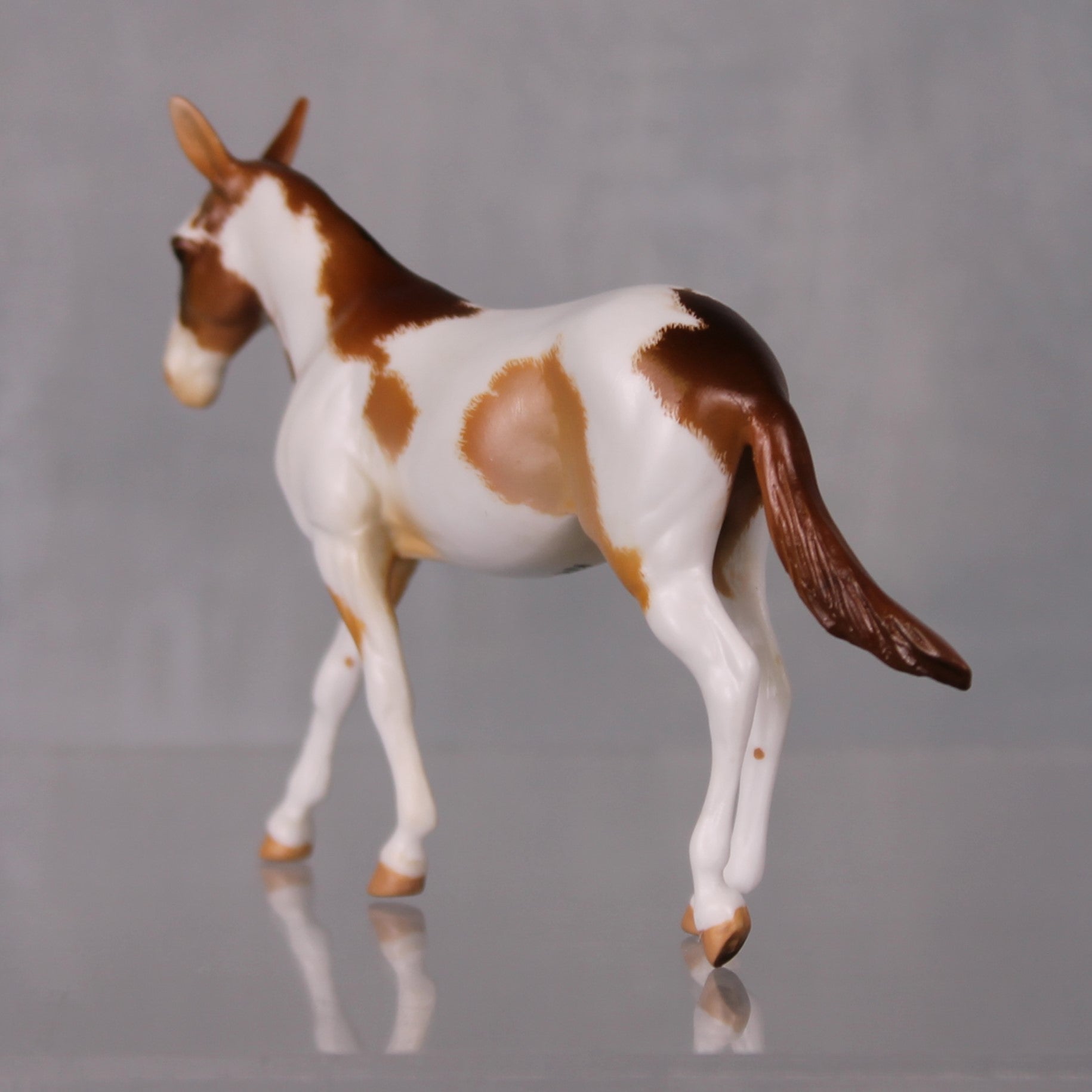 Can I Have a Popsicle OOAK Custom Chestnut Pinto Gelding Mule Chip By Kristen Cermele BEST OFFERS LHS24