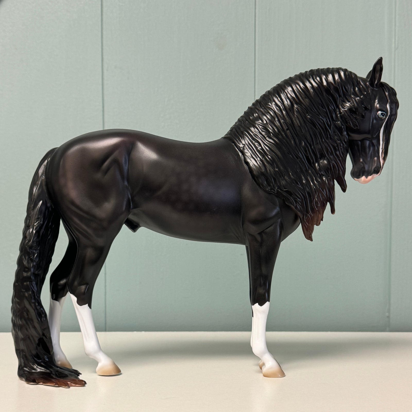 Summer Evening OOAK Dapple Black Andalusian By Ashley Palmer EQ24