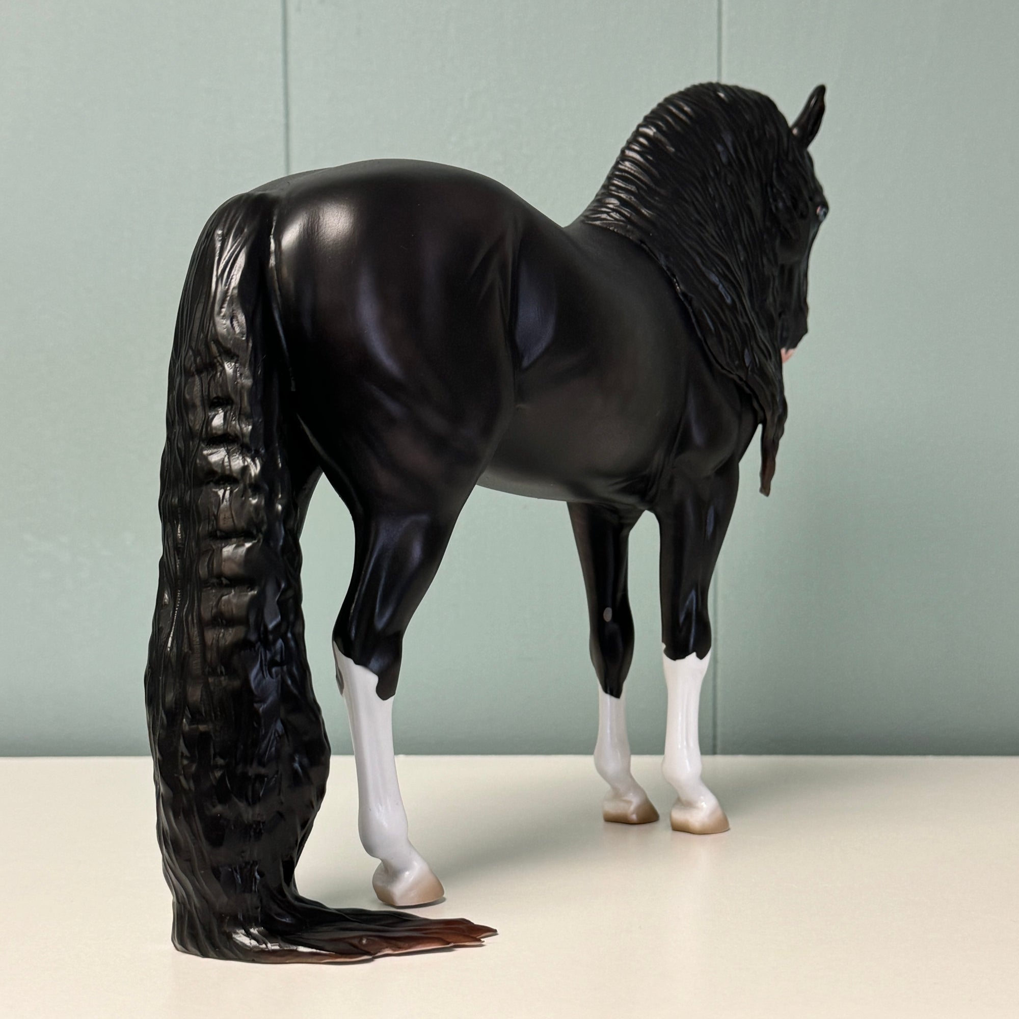 Summer Evening OOAK Dapple Black Andalusian By Ashley Palmer EQ24