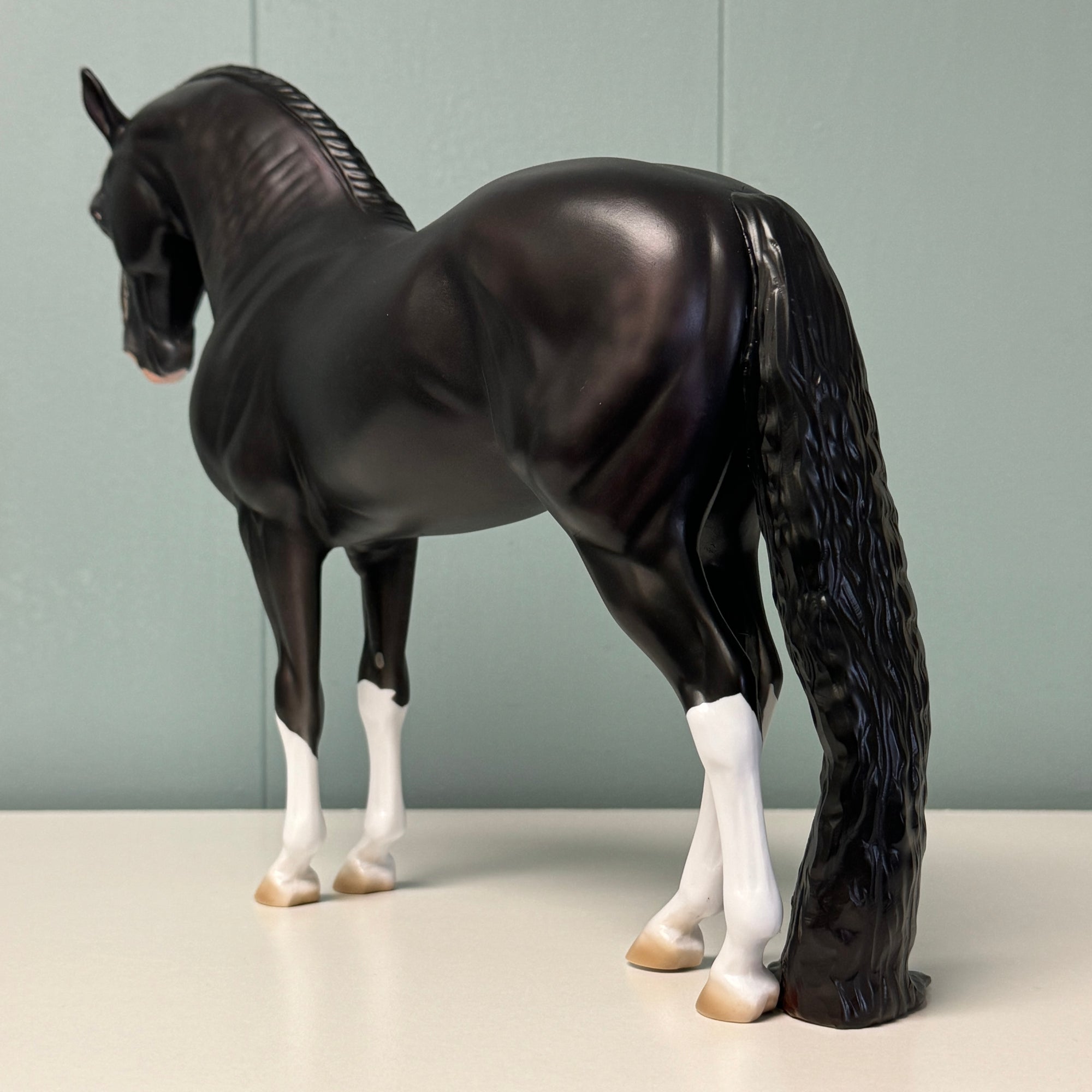 Summer Evening OOAK Dapple Black Andalusian By Ashley Palmer EQ24