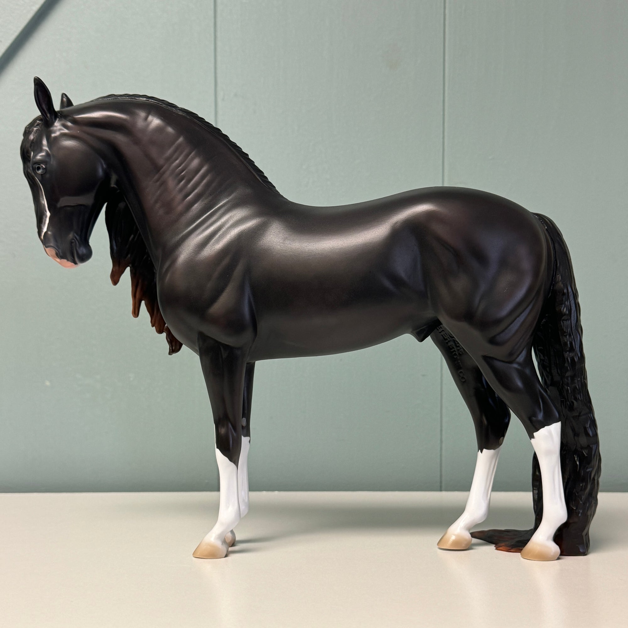 Summer Evening OOAK Dapple Black Andalusian By Ashley Palmer EQ24