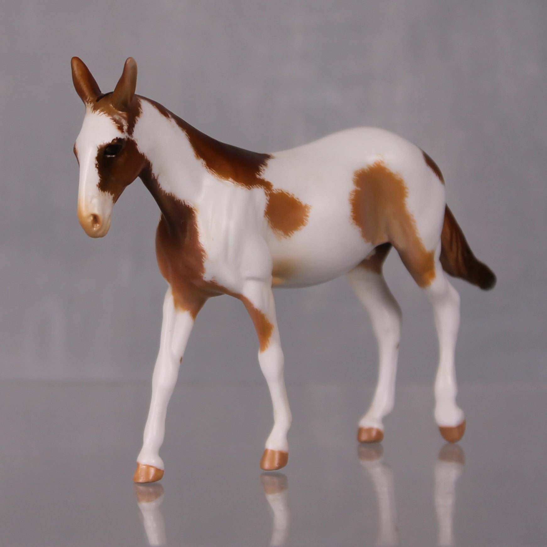 Can I Have a Popsicle OOAK Custom Chestnut Pinto Gelding Mule Chip By Kristen Cermele BEST OFFERS LHS24