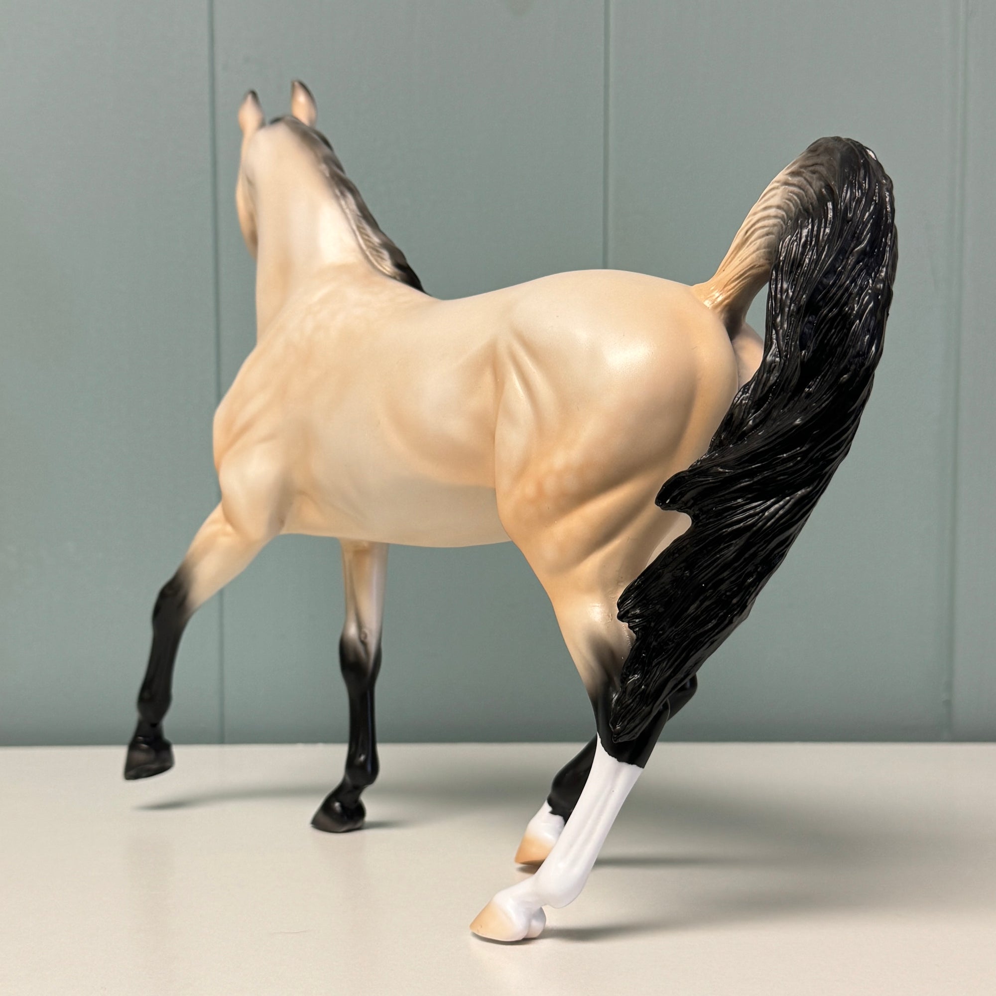 Sun-Kissed Miss OOAK Dappled Buckskin Arabian Mare By Ellen Robbins EQ24