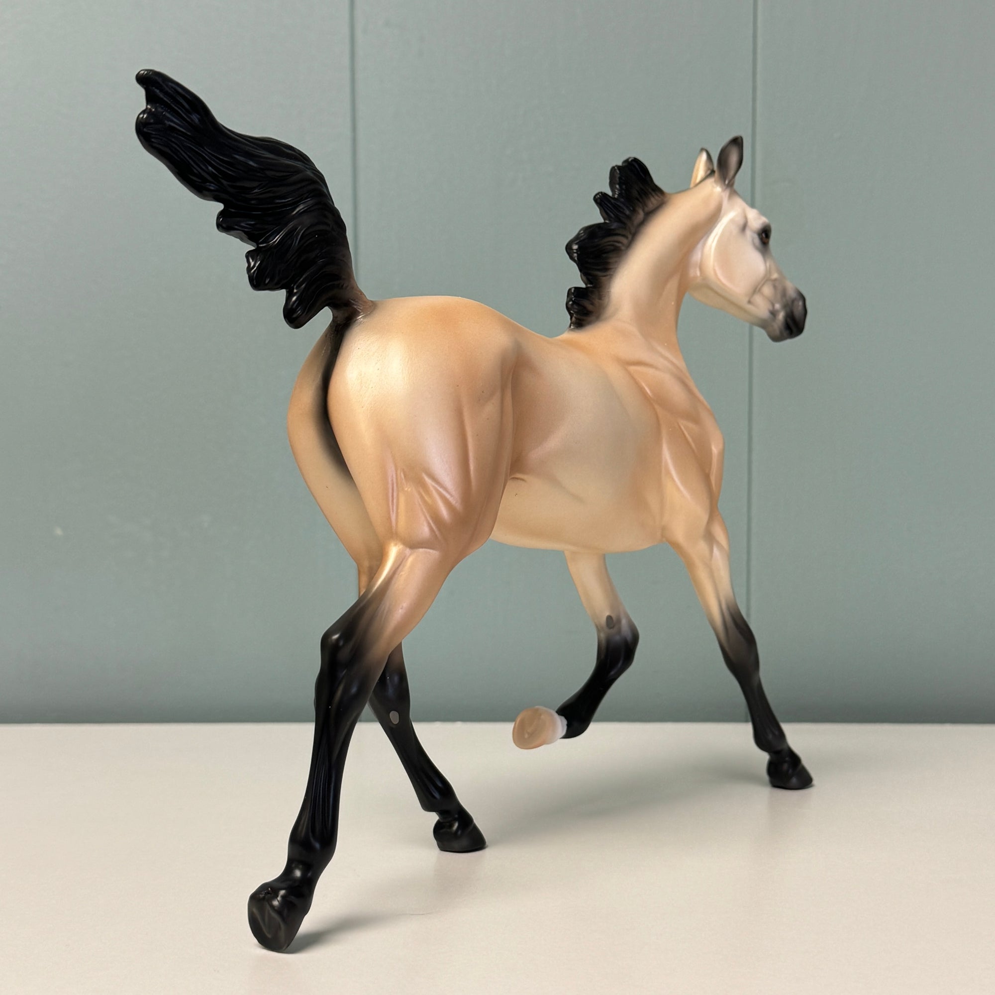 Shiny OOAK Buckskin Yearling By Ellen Robbins EQ24