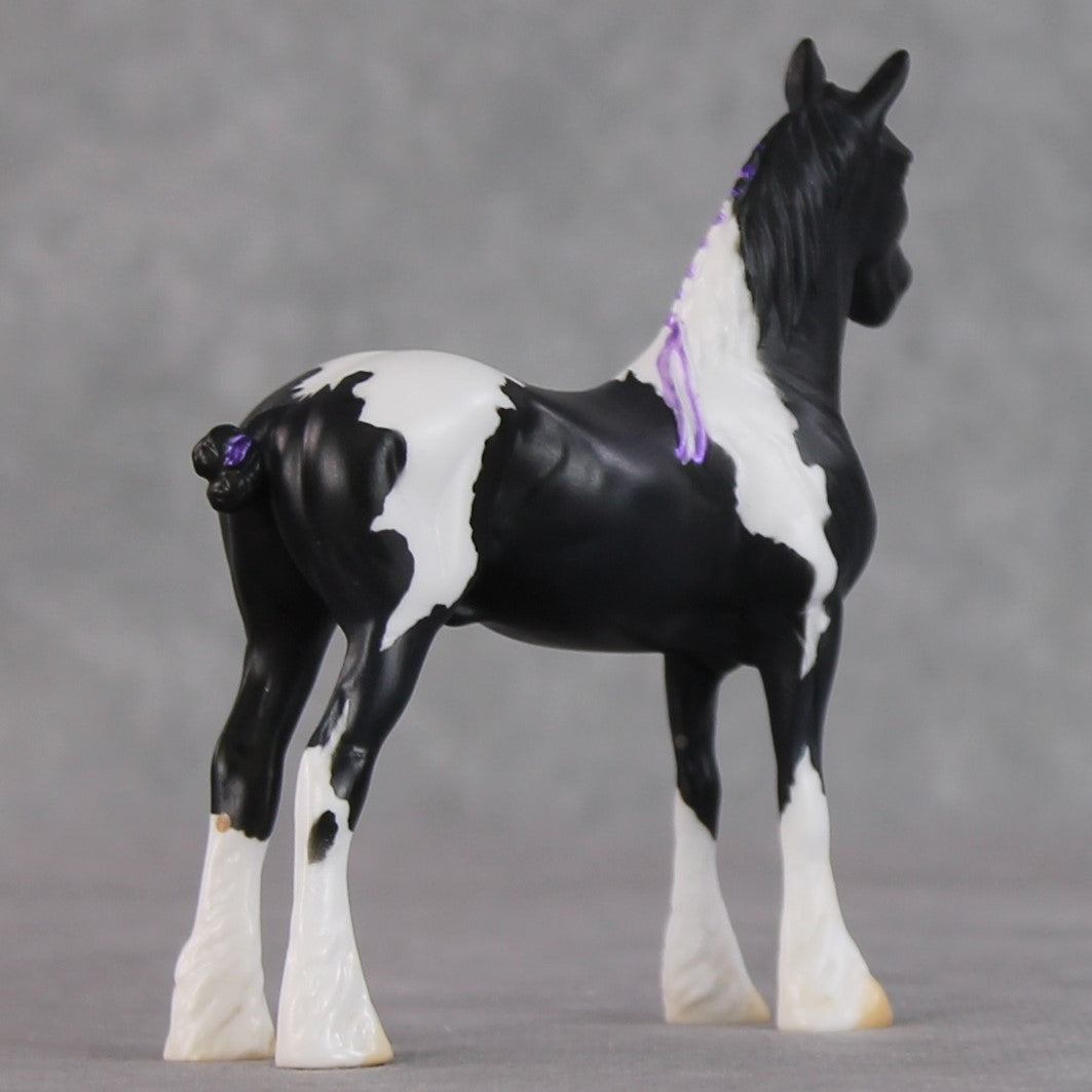 "Star Bright" LE-3 Black Tobiano Draft Chip By Jamie Adamson $99 Chips Sale 02/03/2025