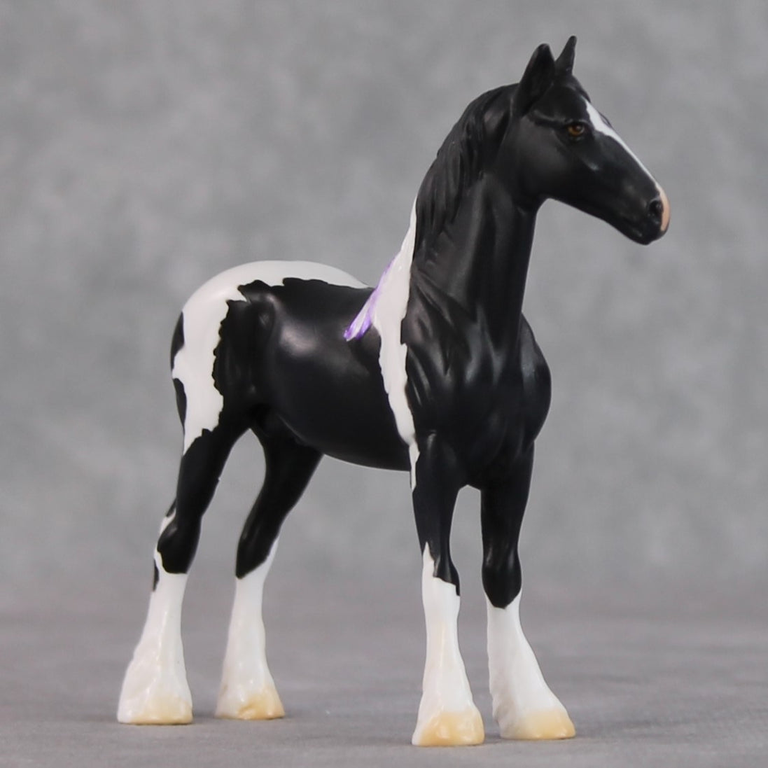 "Star Bright" LE-3 Black Tobiano Draft Chip By Jamie Adamson $99 Chips Sale 02/03/2025