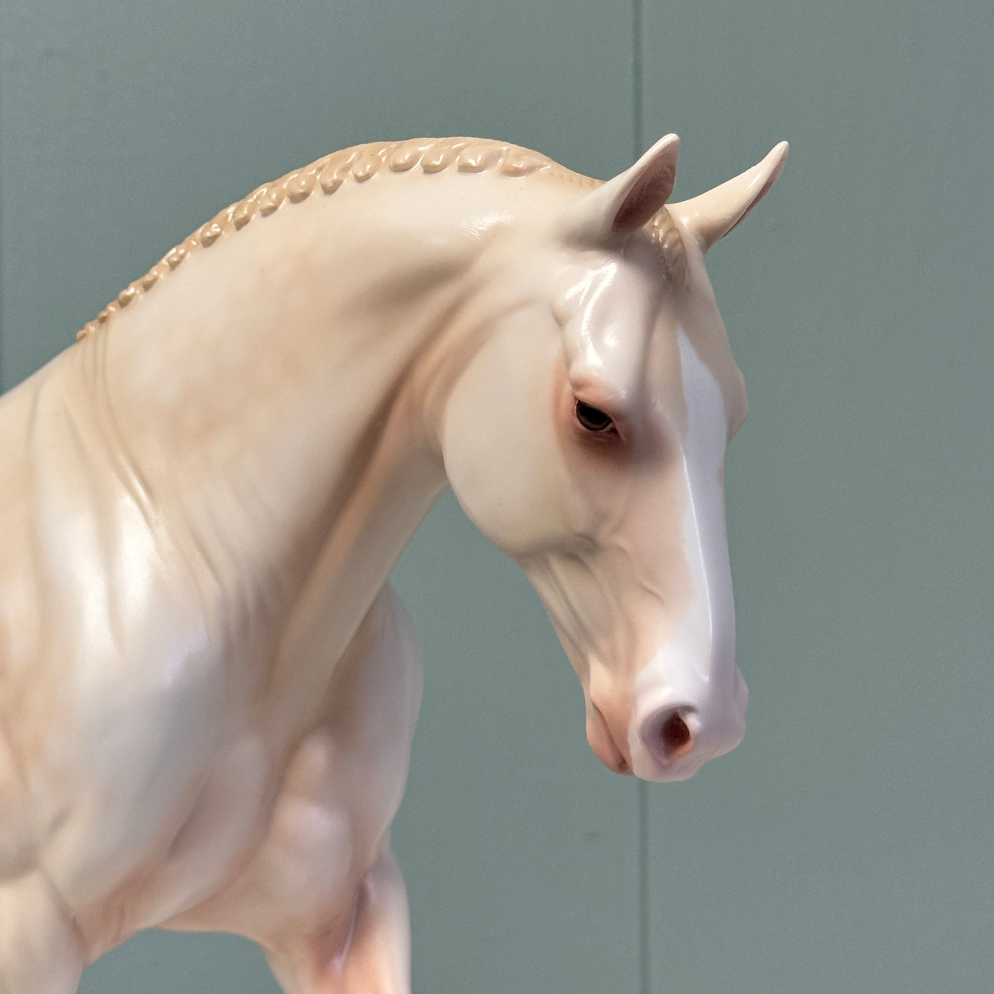 Moon Glow OOAK Dappled Cremello Irish Draught By Ashley Palmer EQ24