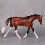 Ocala OOAK Dappled Bay Pebble Warmblood By Ellen Robbins LHS24