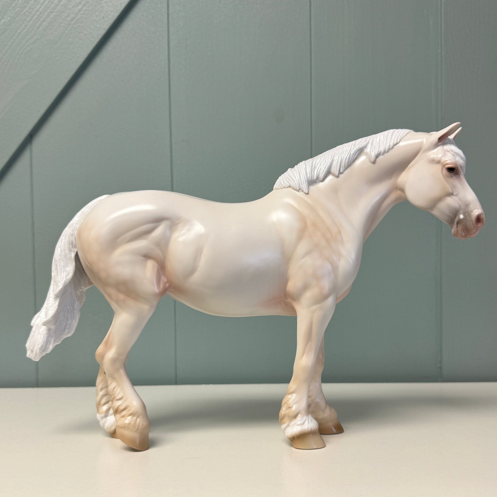 Sweet Dream OOAK Dappled Gold Cream Champagne Heavy Draft By Ashley Palmer EQ24