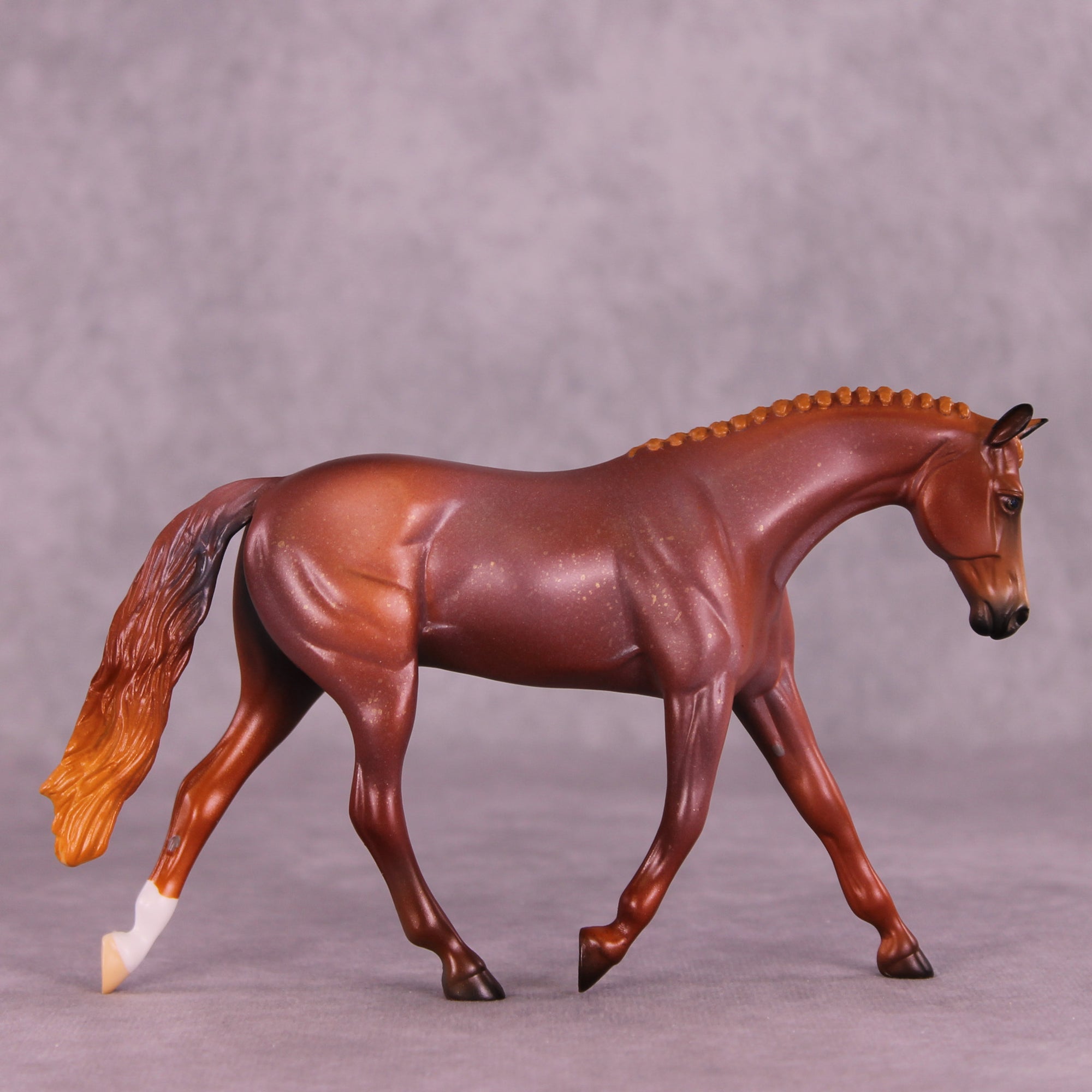 Roan of My Own OOAK Pebble Warmblood by Anna Rieck LHS25