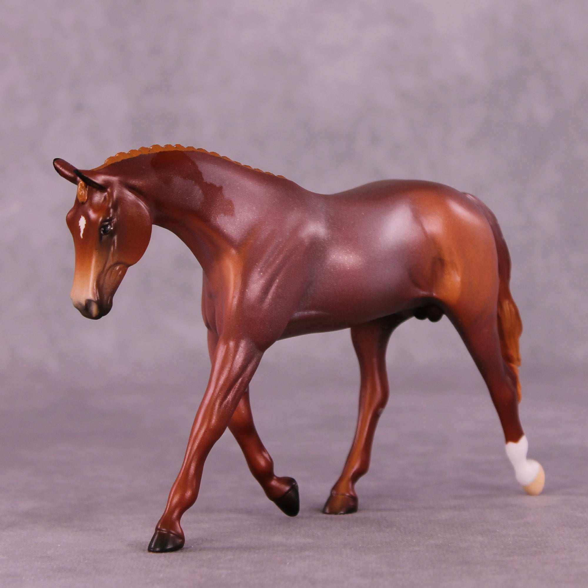 Roan of My Own OOAK Pebble Warmblood by Anna Rieck LHS25