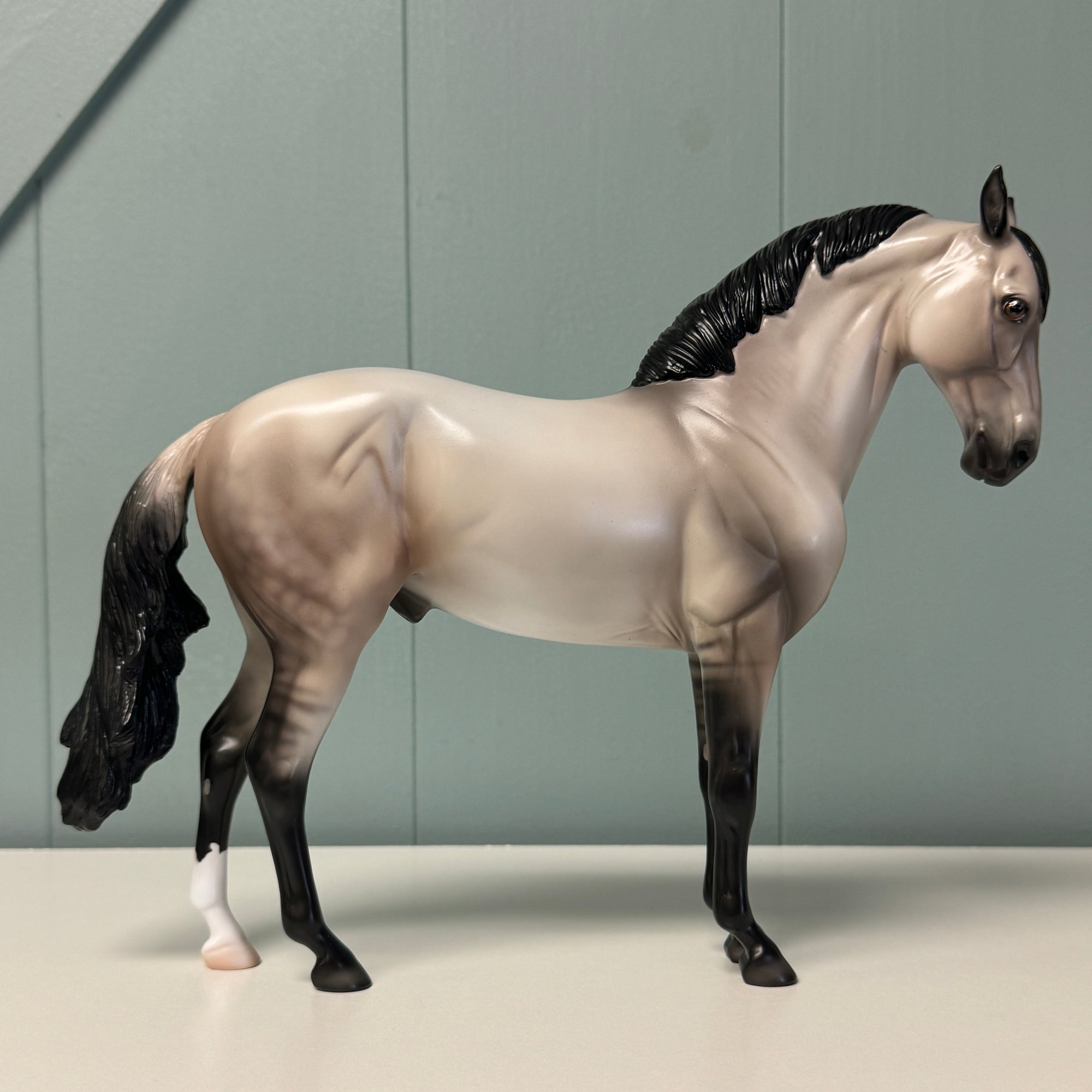 Cloudless Rain OOAK Dappled Grullo Andalusian By Ellen Robbins EQ24