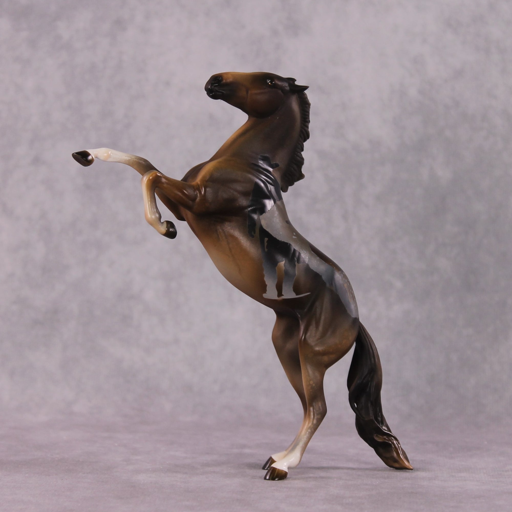 "Frontier Classic" OOAK Rearing Pebble by Kike Duarte SHCF25OS