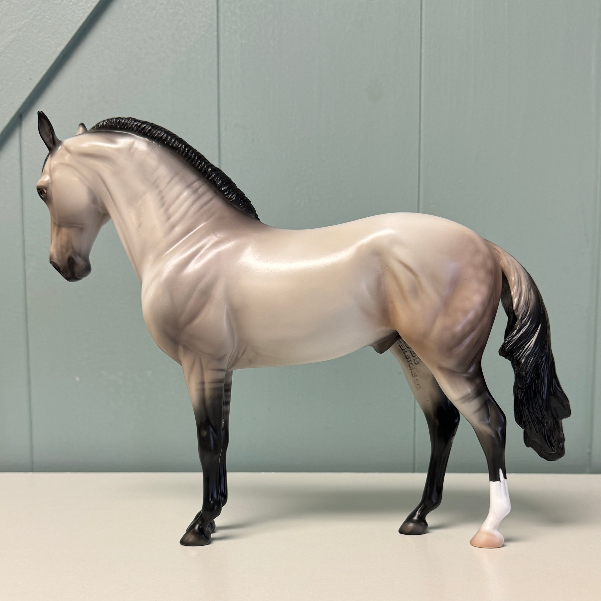 Cloudless Rain OOAK Dappled Grullo Andalusian By Ellen Robbins EQ24