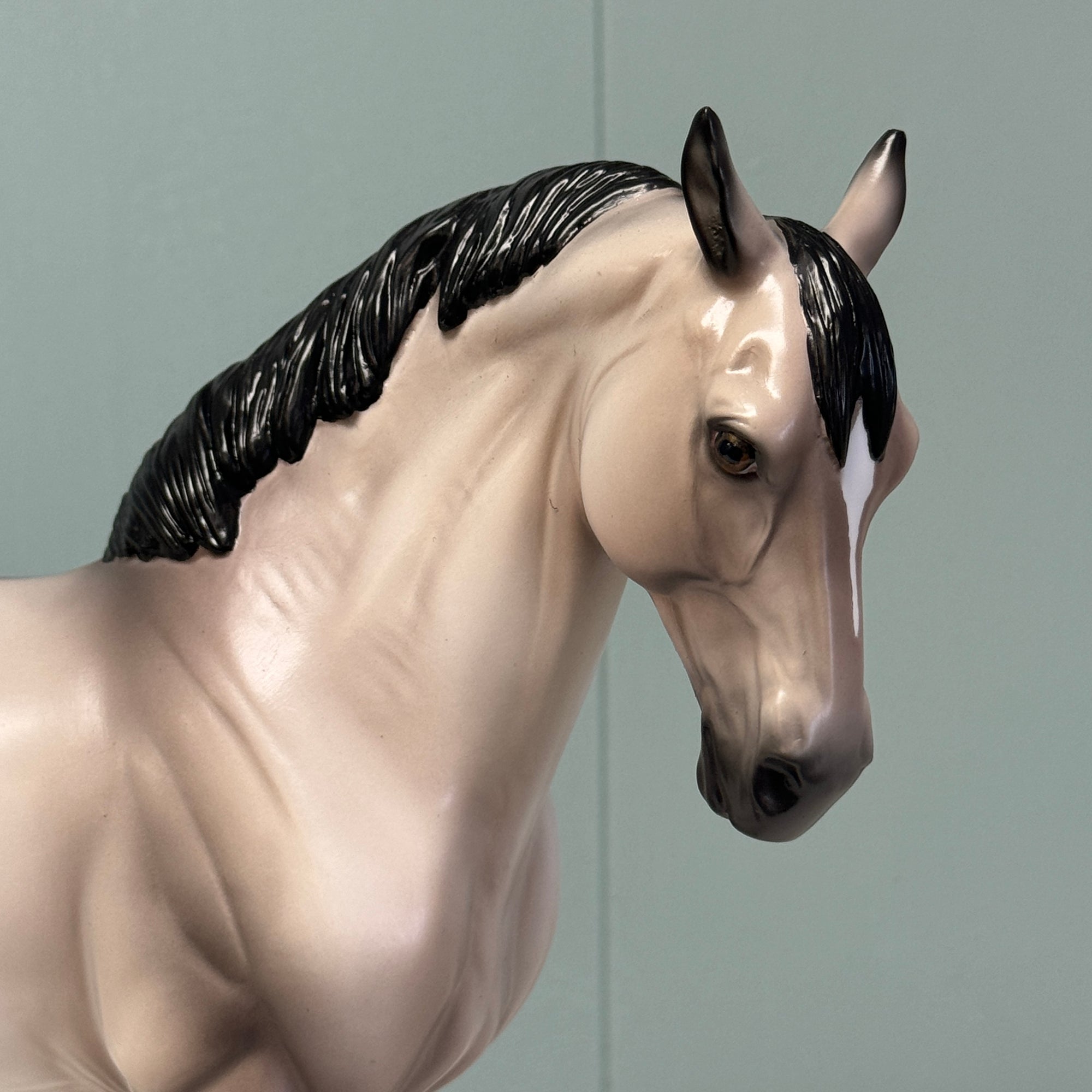 Cloudless Rain OOAK Dappled Grullo Andalusian By Ellen Robbins EQ24