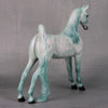 Brocade OOAK Teal Deco Saddlebred Pebble By Dawn Quick MM24