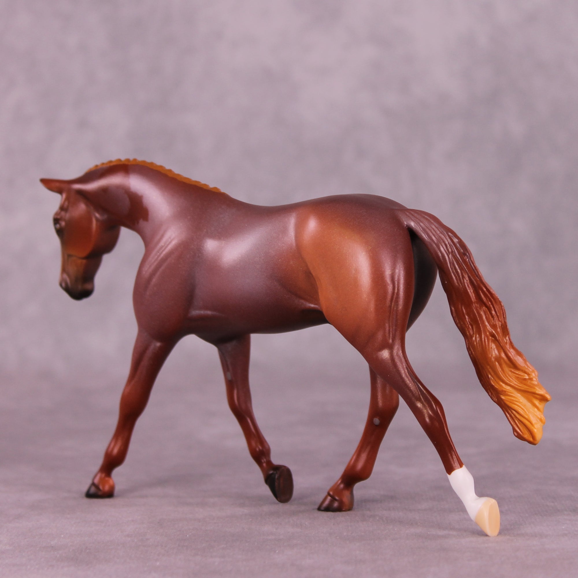 Roan of My Own OOAK Pebble Warmblood by Anna Rieck LHS25