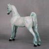 Brocade OOAK Teal Deco Saddlebred Pebble By Dawn Quick MM24