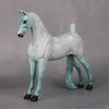 Brocade OOAK Teal Deco Saddlebred Pebble By Dawn Quick MM24