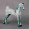 Brocade OOAK Teal Deco Saddlebred Pebble By Dawn Quick MM24