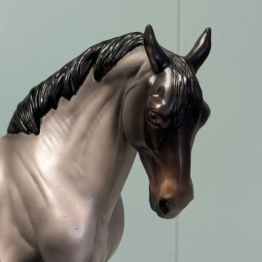 Blue Suede OOAK Blue Roan Andalusian By Ellen Robbins EQ24