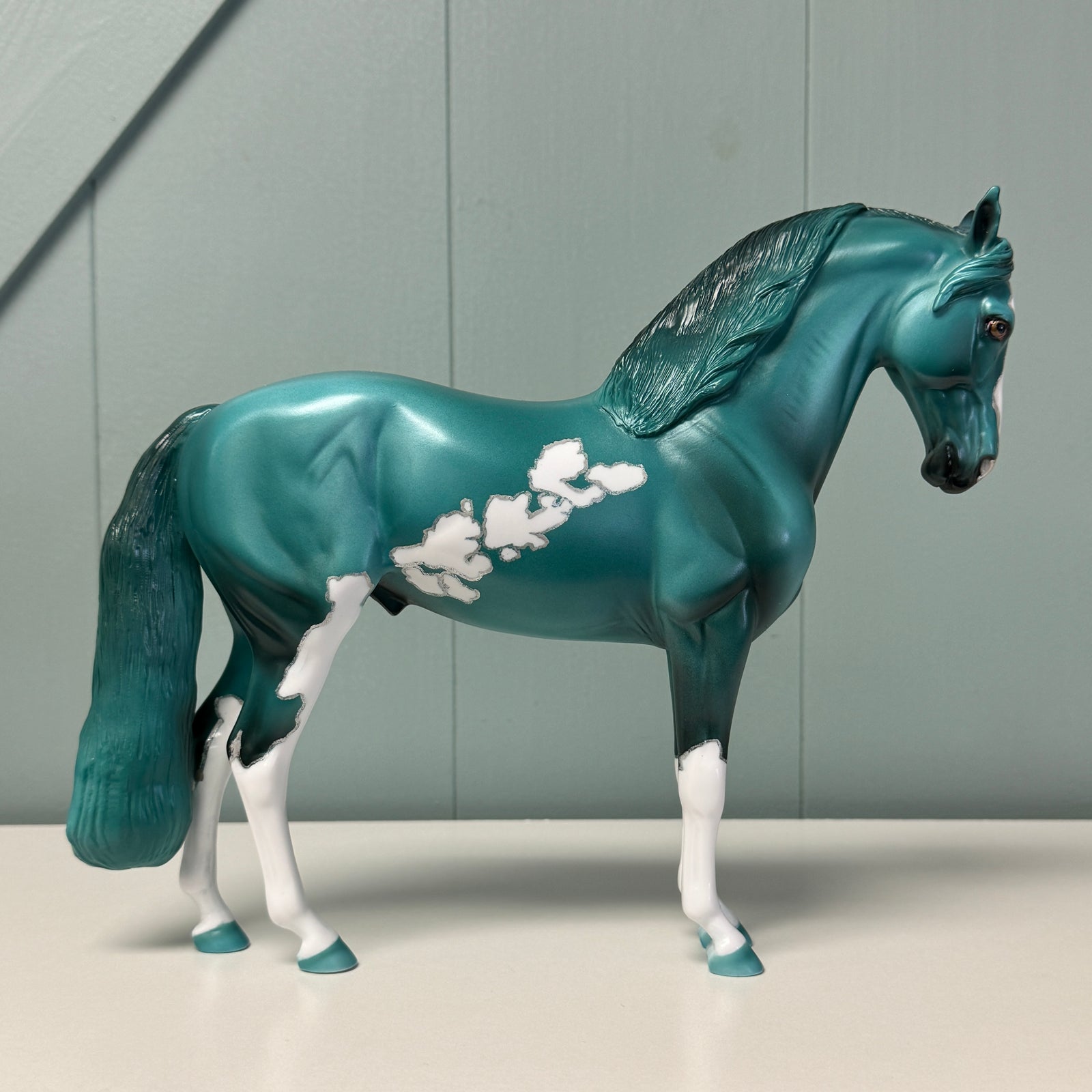 Tealrific OOAK Deco Andalusian By Dawn Quick EQ24