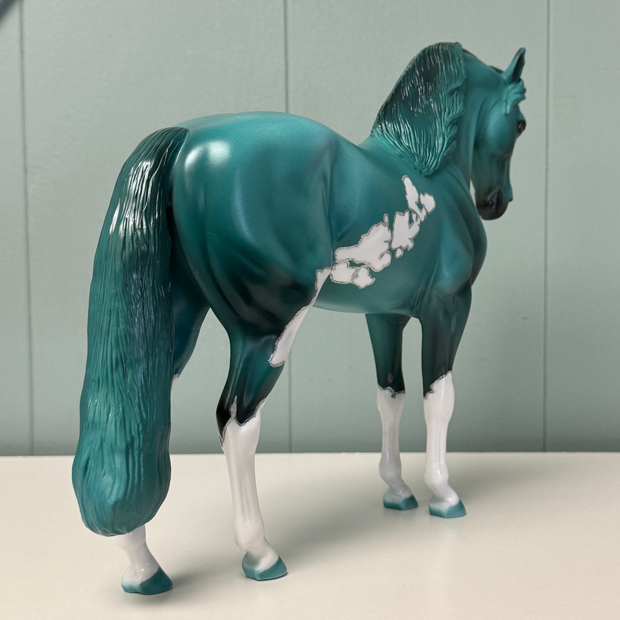 Tealrific OOAK Deco Andalusian By Dawn Quick EQ24