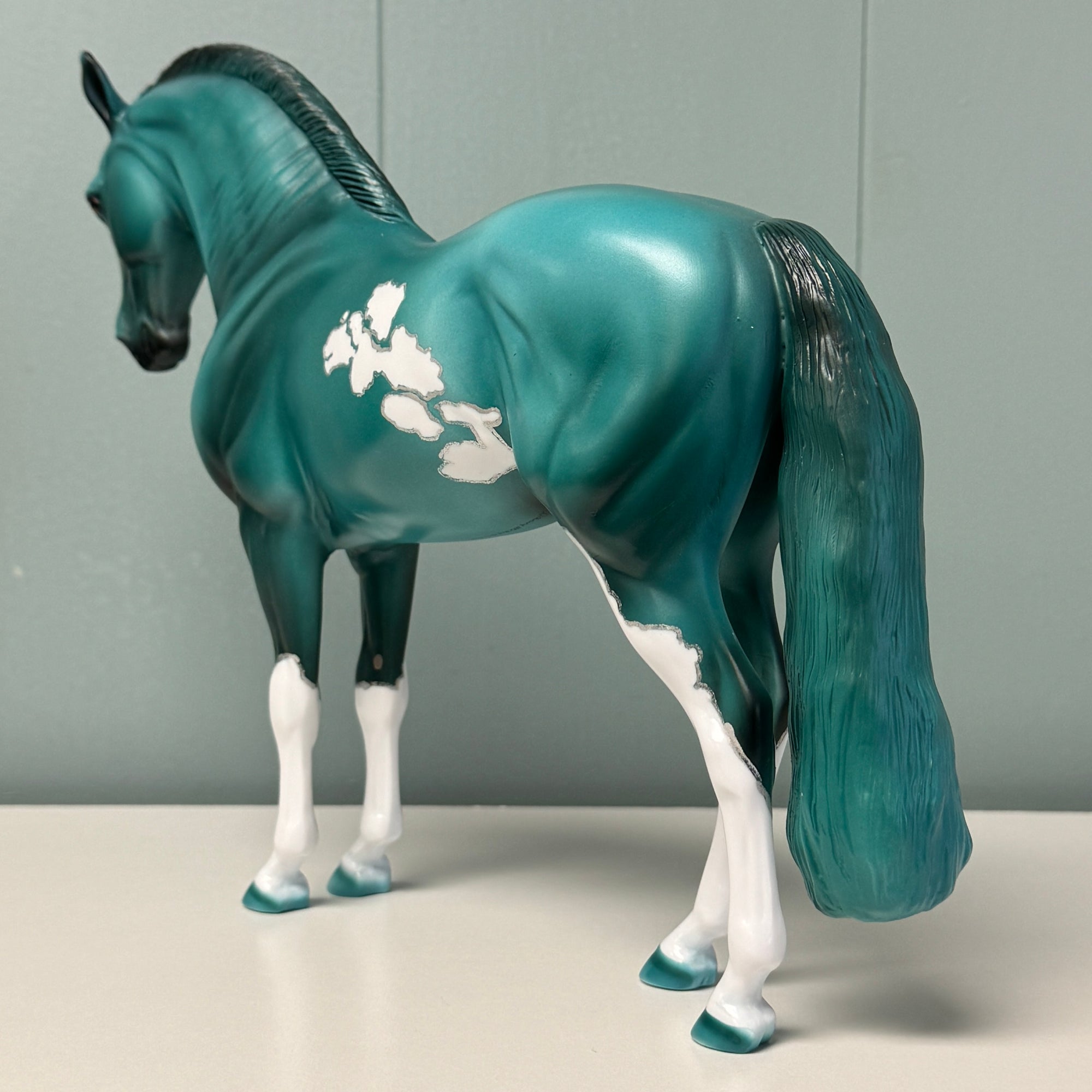 Tealrific OOAK Deco Andalusian By Dawn Quick EQ24