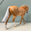 Palomeeny Miney Moe OOAK Dappled Palomino Irish Draft By Dawn Quick