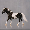 Eenie OOAK Series of 20 Shetland Ponies Black Pinto Pony Chip By Jamie Adamson LHS24